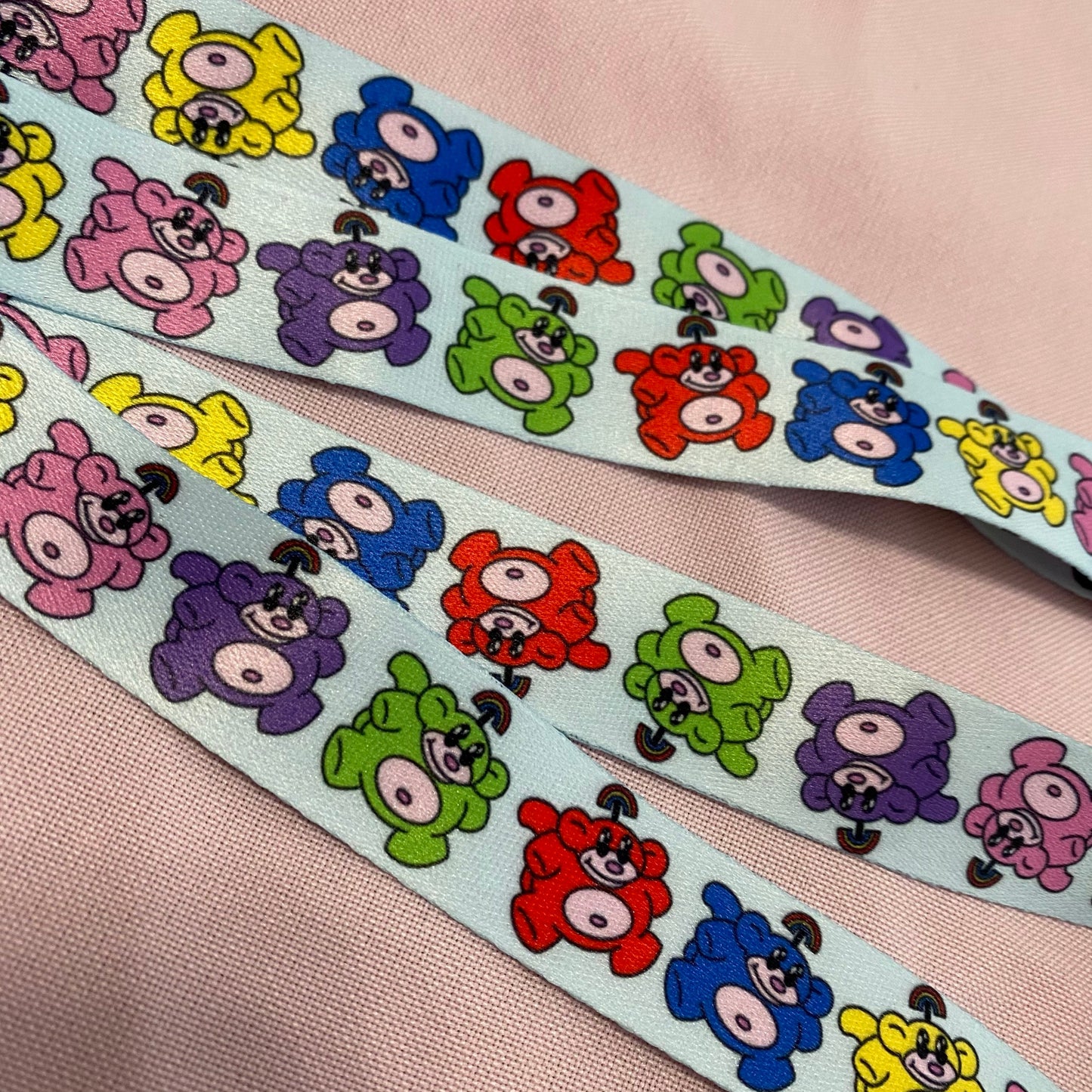 Dancing Rainbow Monkey Lanyard