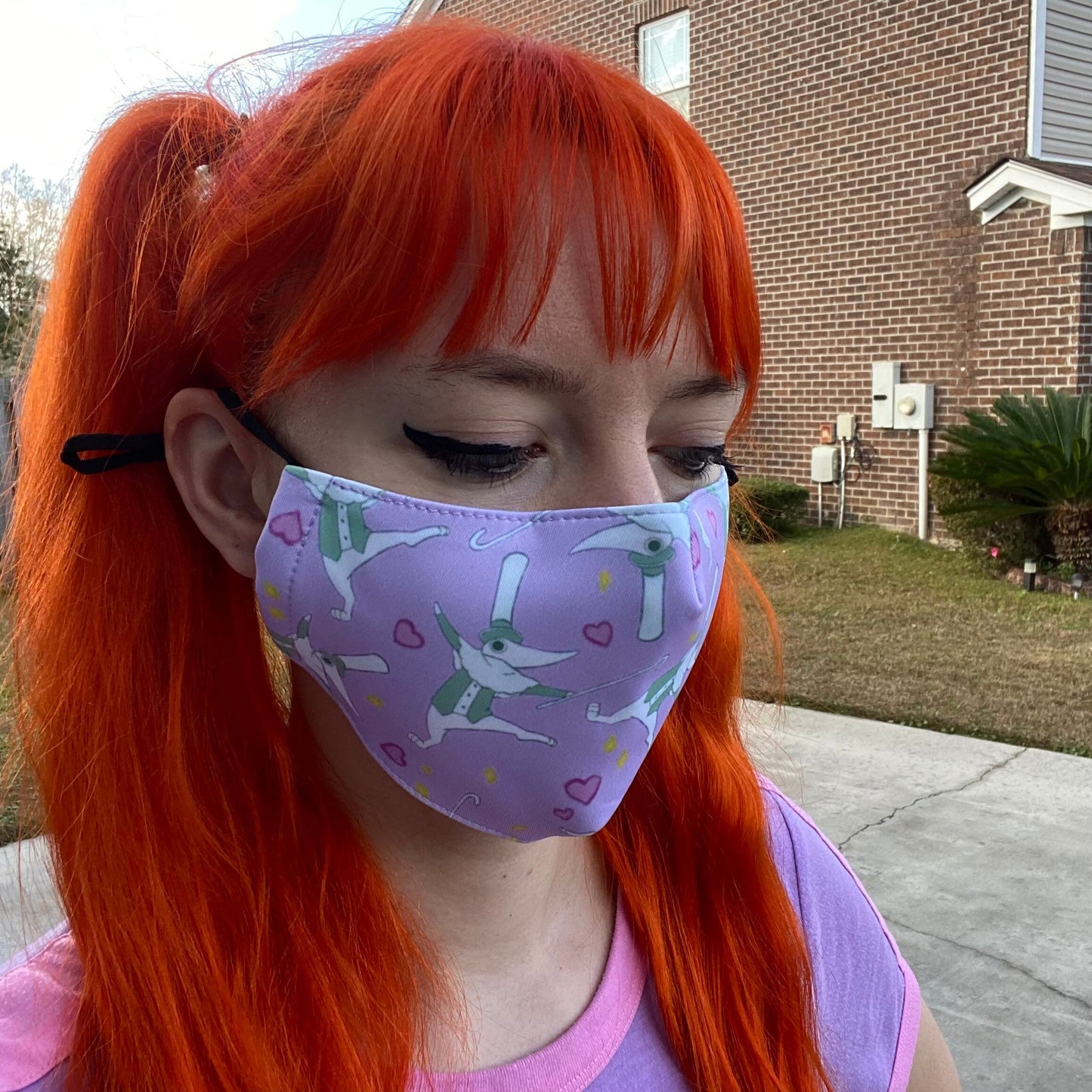You FOOL— Pastel Terror of Excalibur Face Mask
