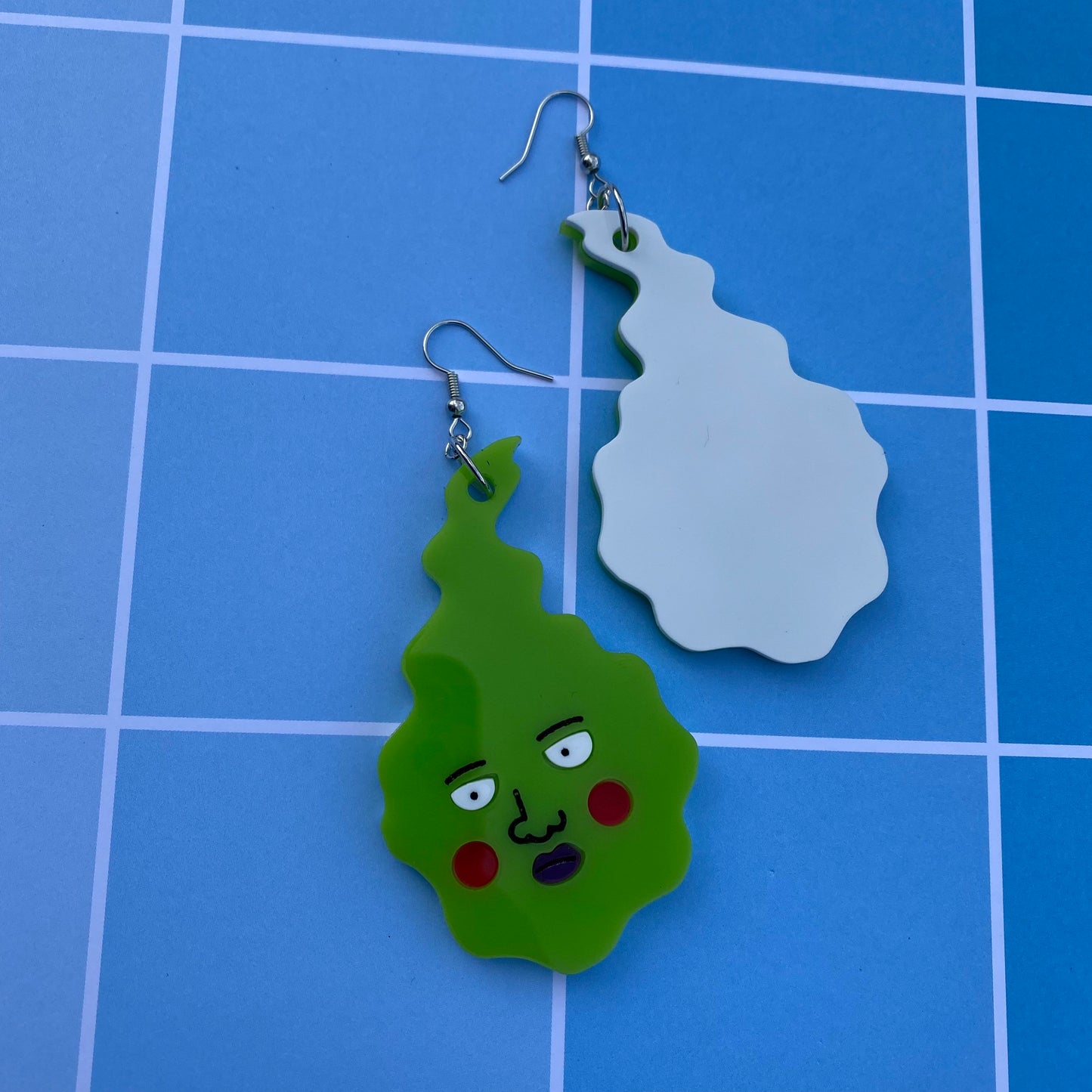 Disgusted Dimple Acrylic Earrings