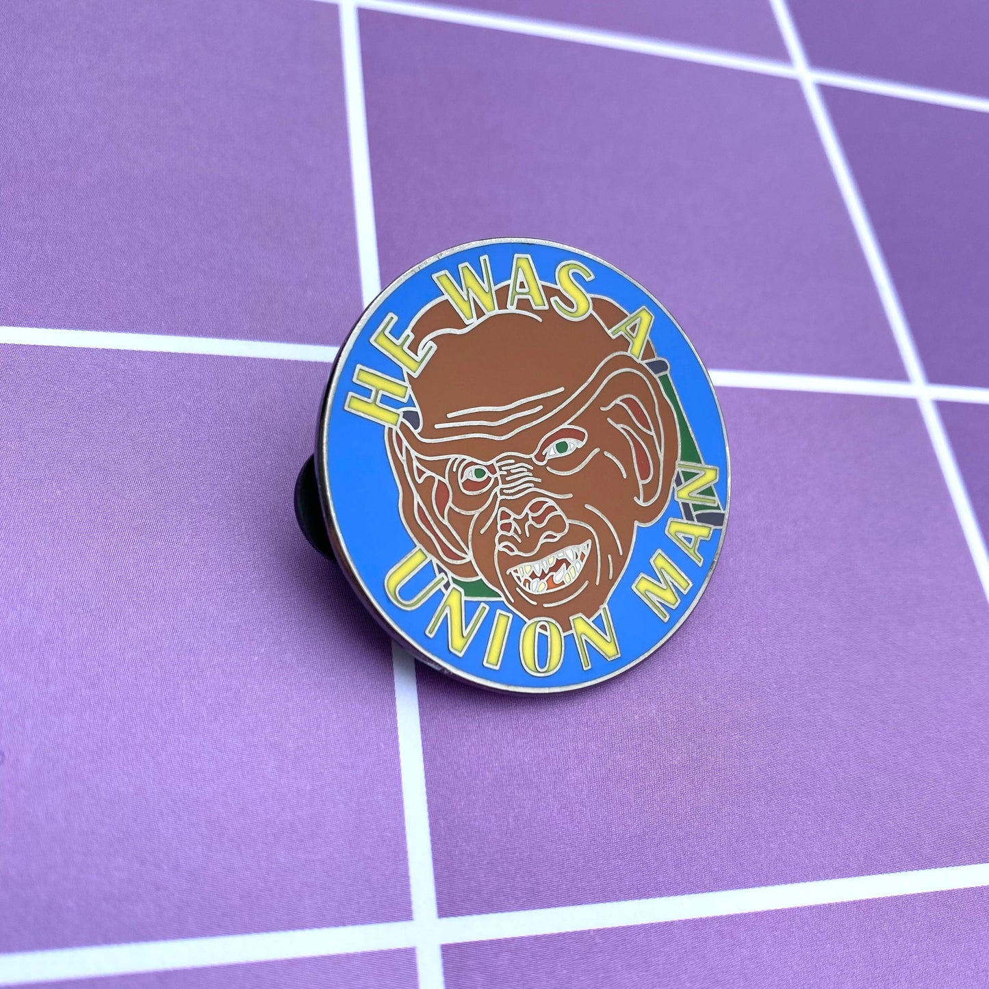 Star Trek Deep Space Nine Ferengi Rom “He was a UNION MAN” Hard Enamel Pin