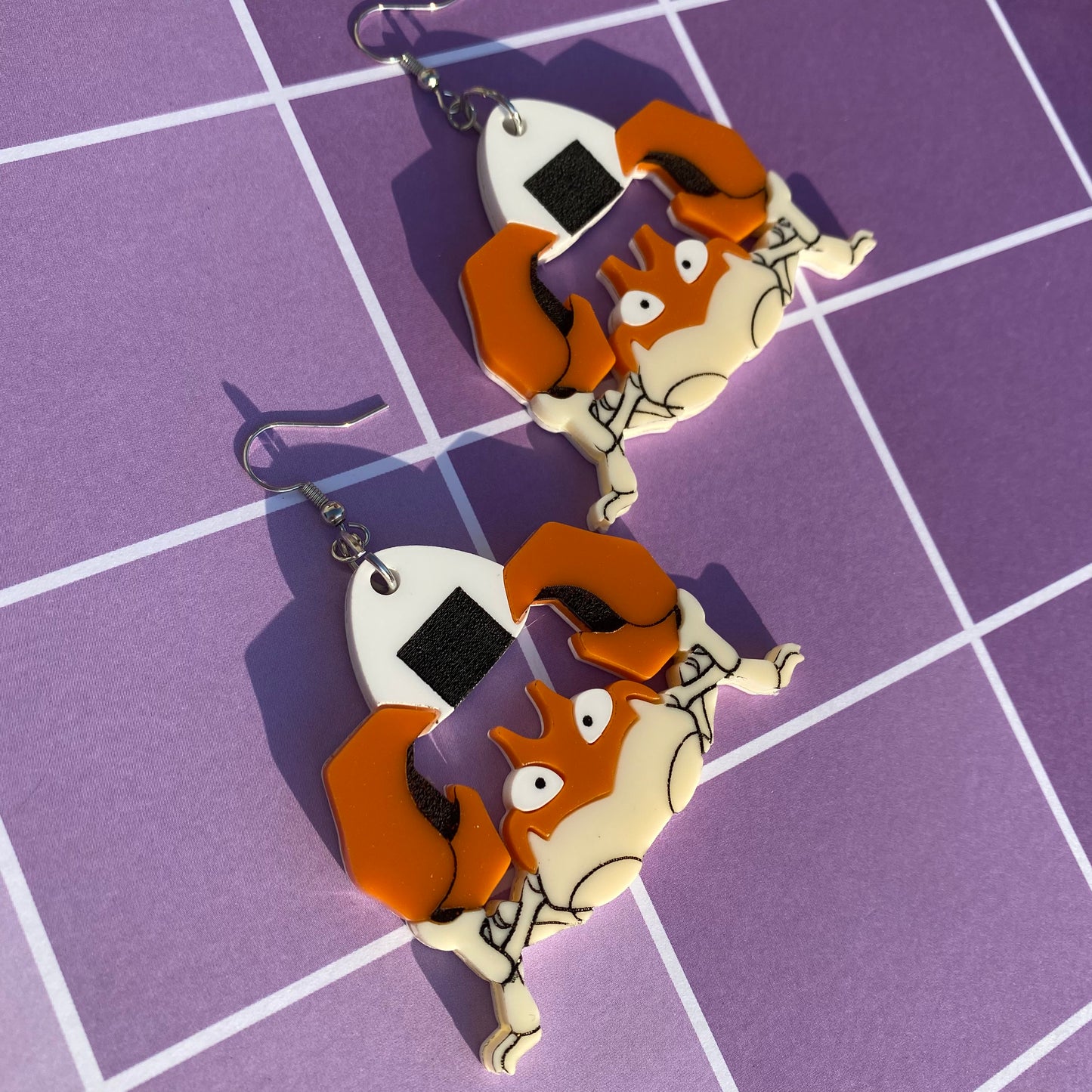 Onigiri Krabby Acrylic Earrings