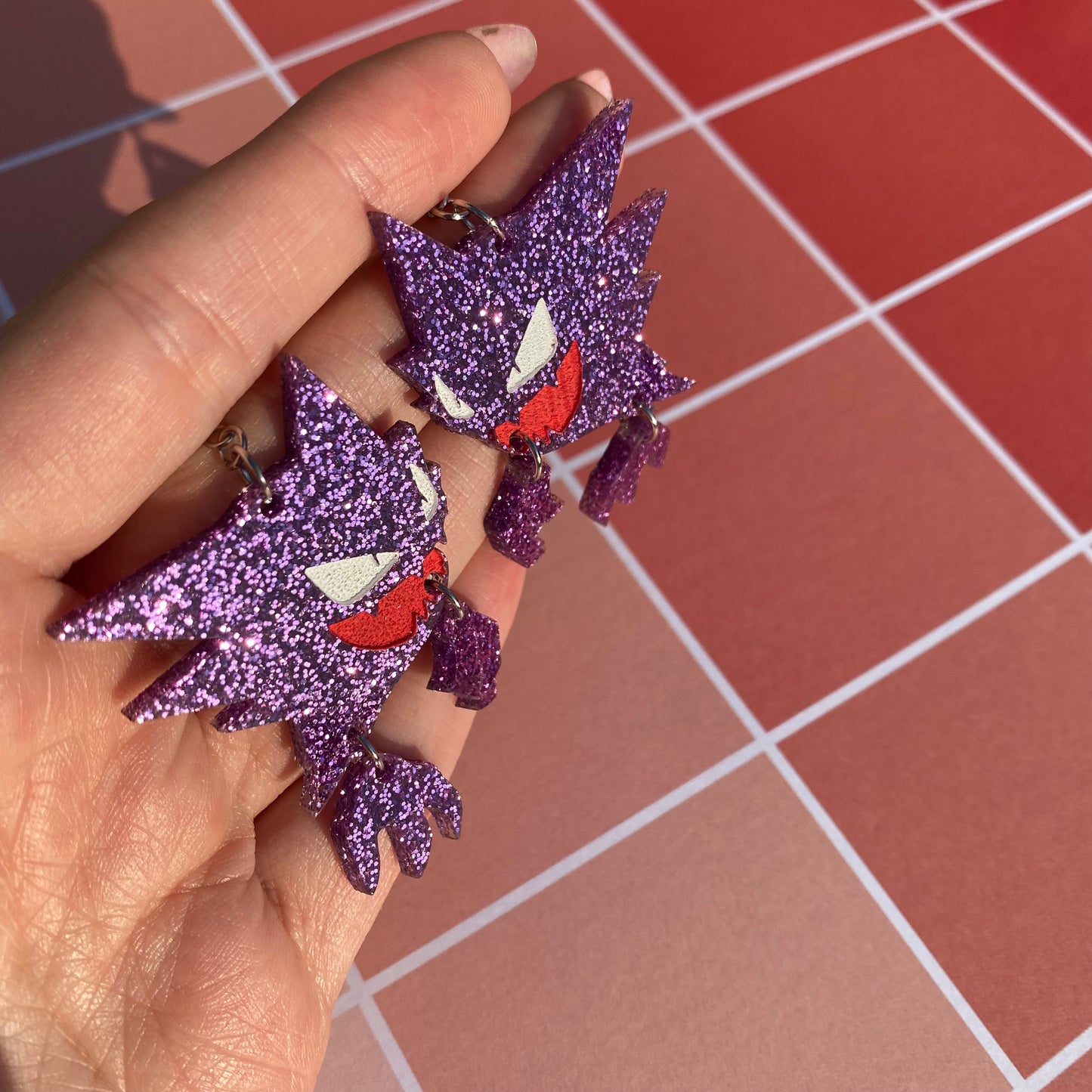 Haunter Mega Glitter Acrylic Earrings