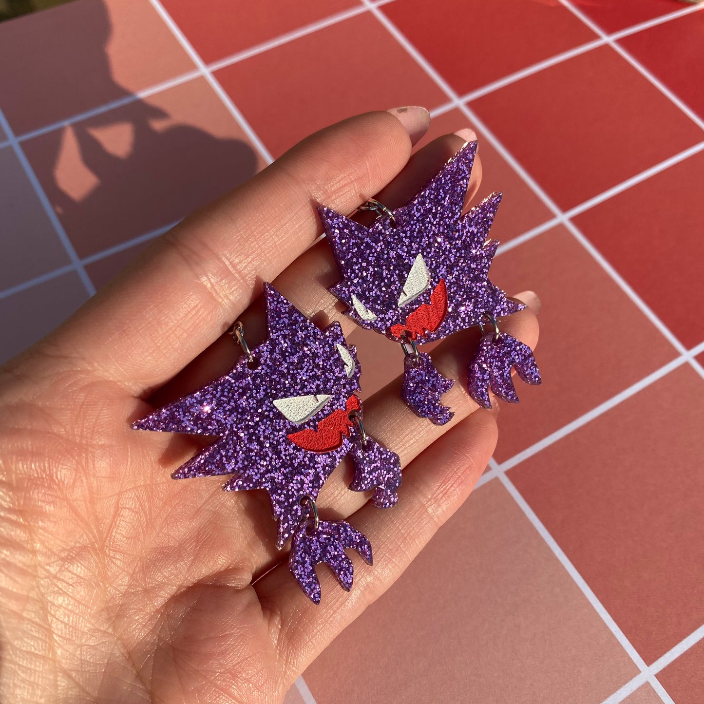 Haunter Mega Glitter Acrylic Earrings