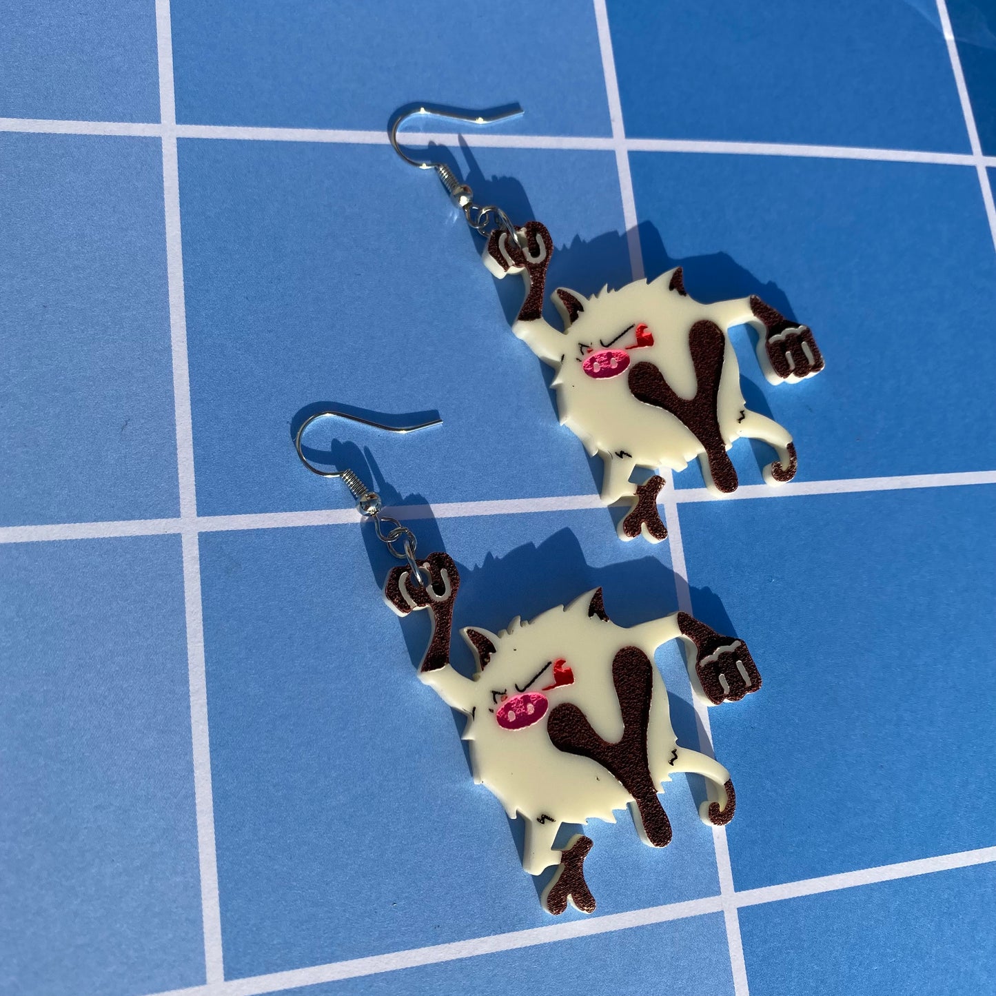 Mankey Acrylic Earrings