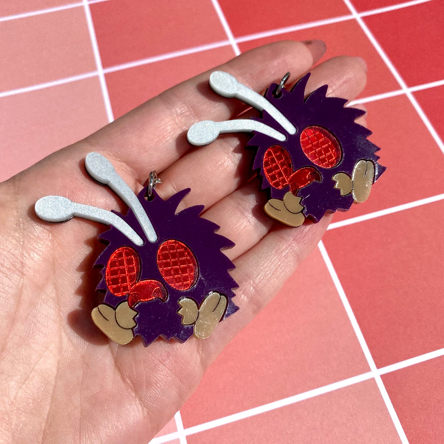 Venonat Acrylic Earrings