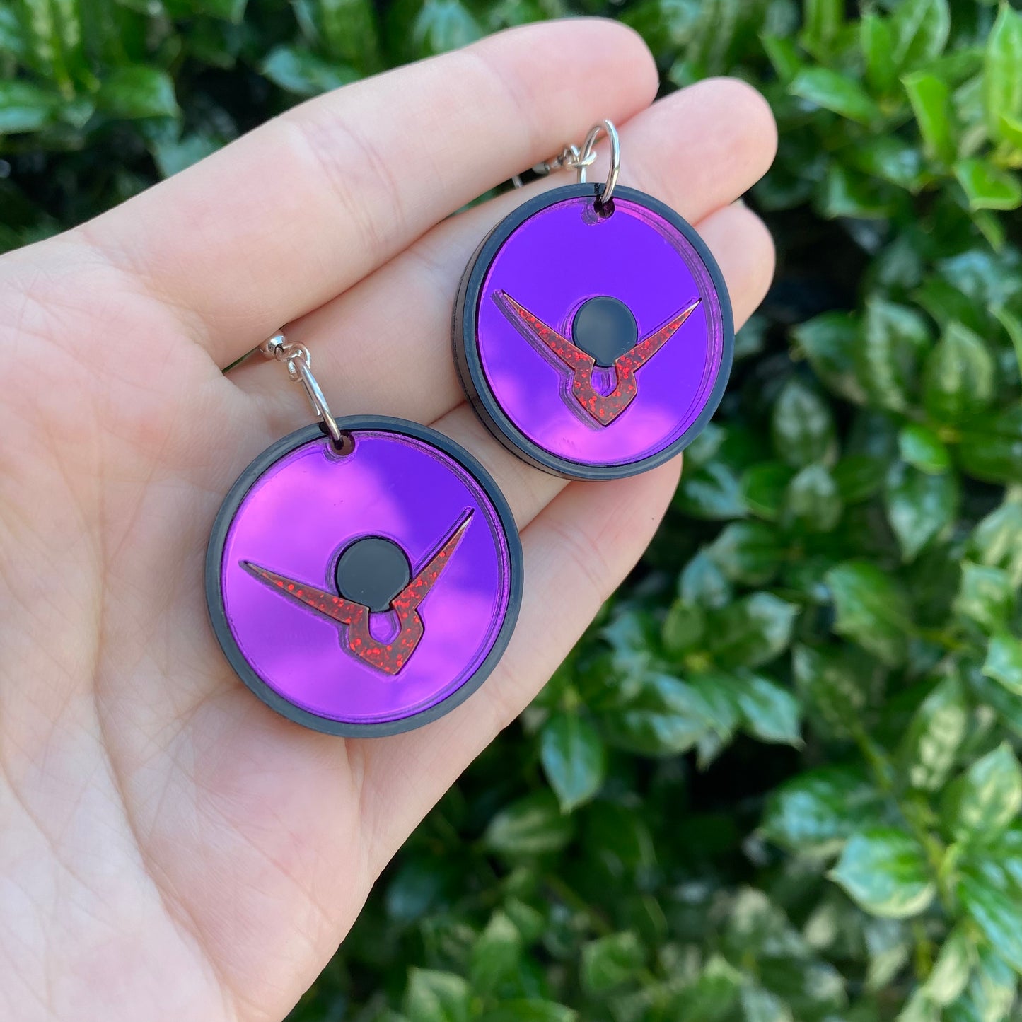 Geass Eye Mirror Acrylic Earrings