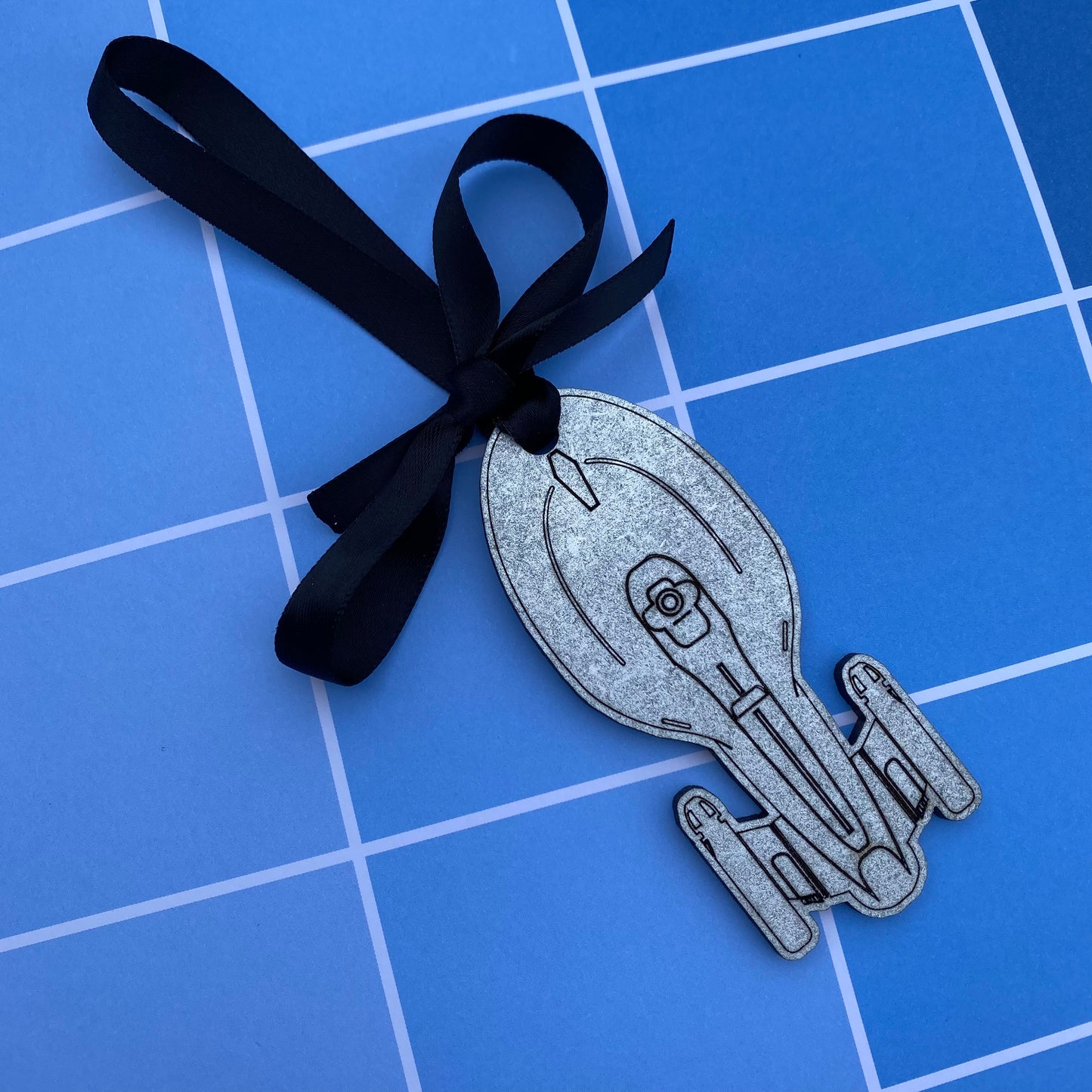 Trek Ships Wood Ornaments - Individual and set!!