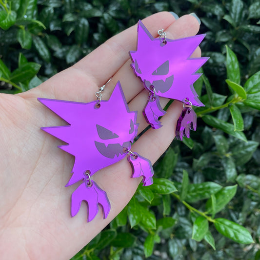 Haunter Mirror Large Acrylic Earrings