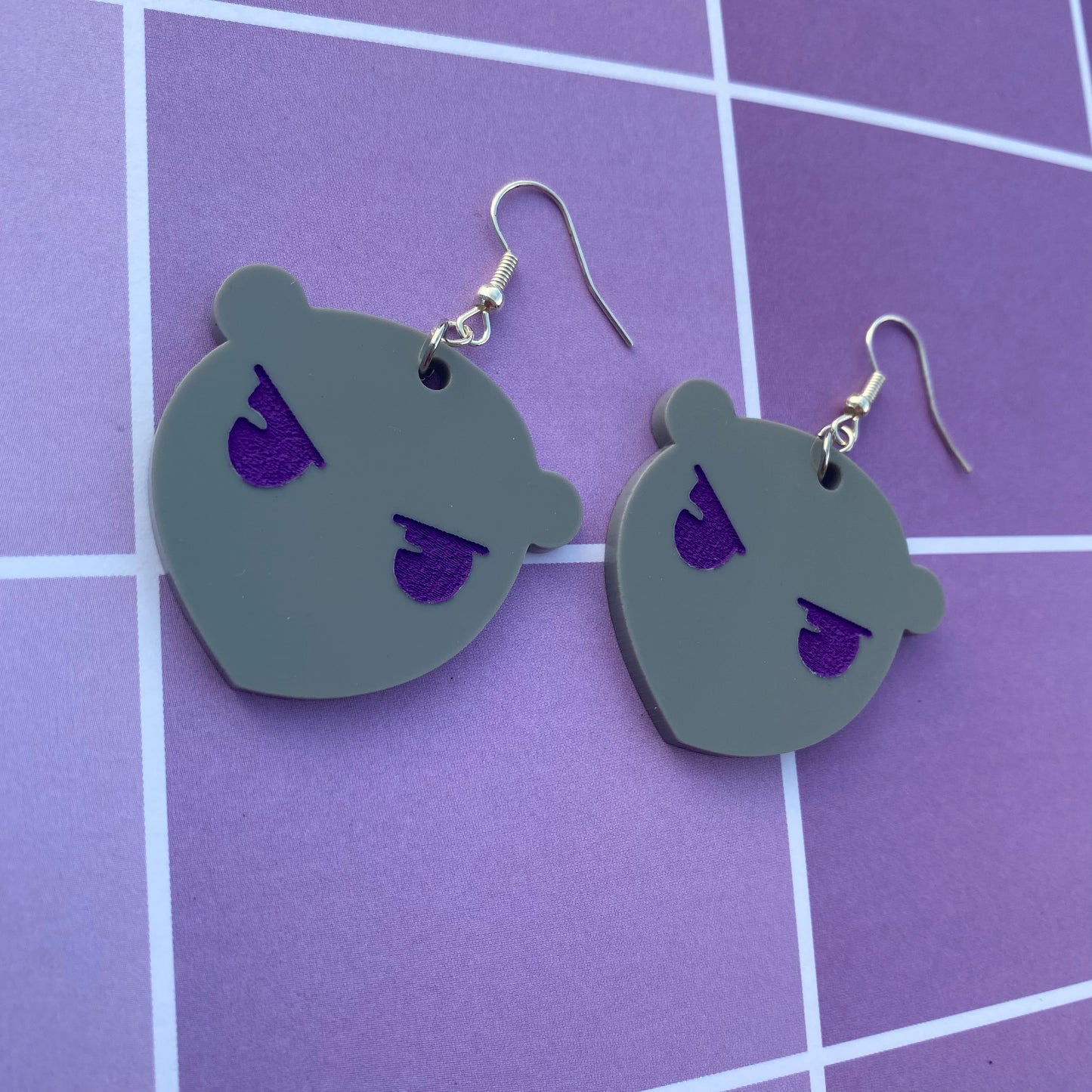 Rat Yuki Acrylic Earrings