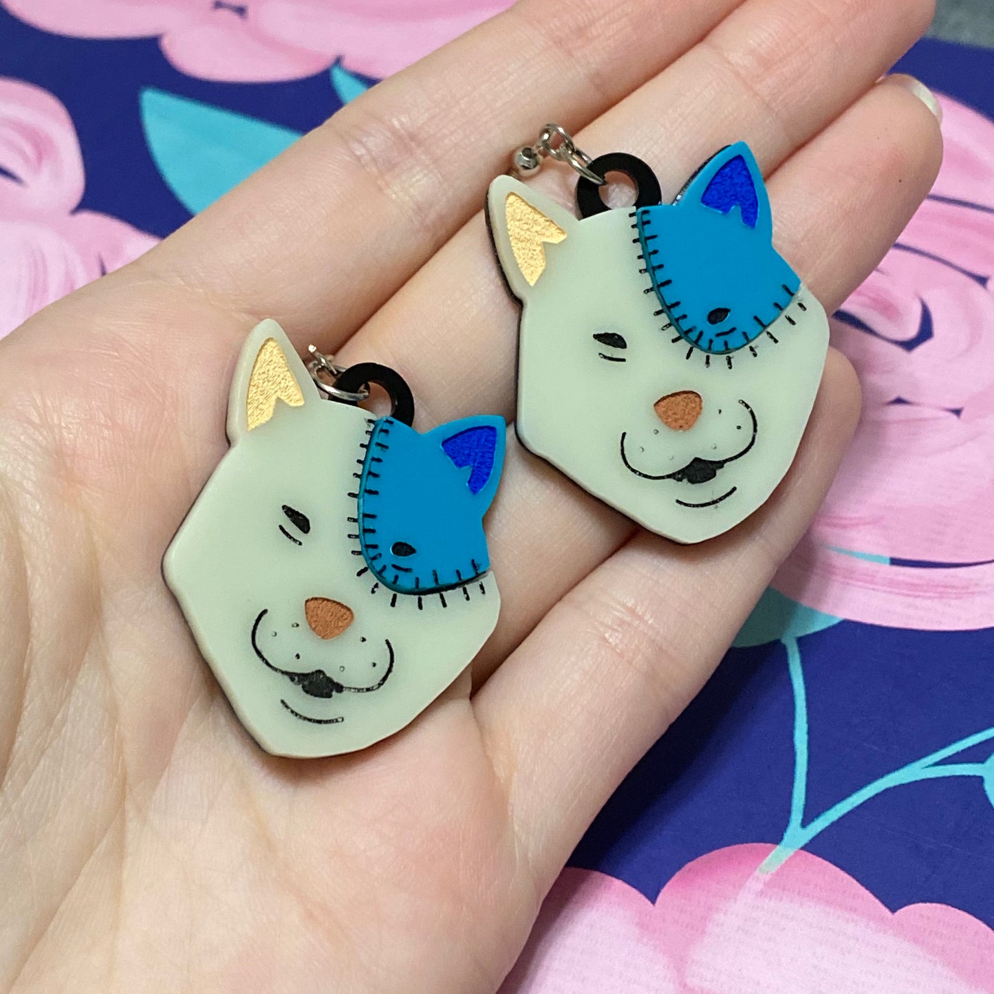 BECK Dog Acrylic Earrings