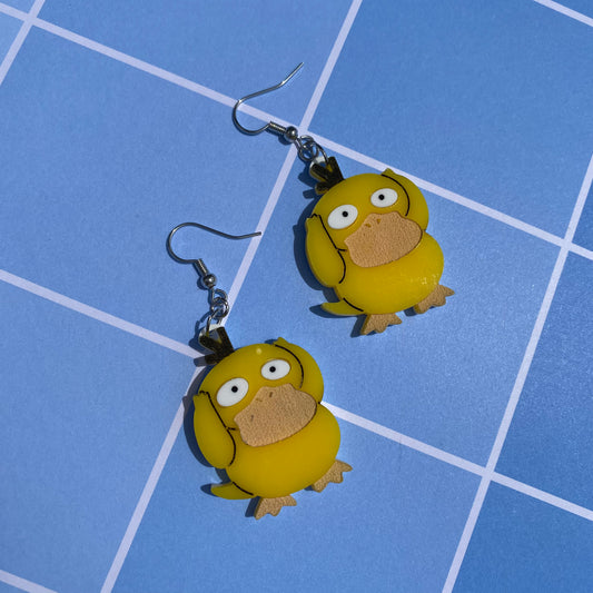 Psyduck Acrylic Earrings