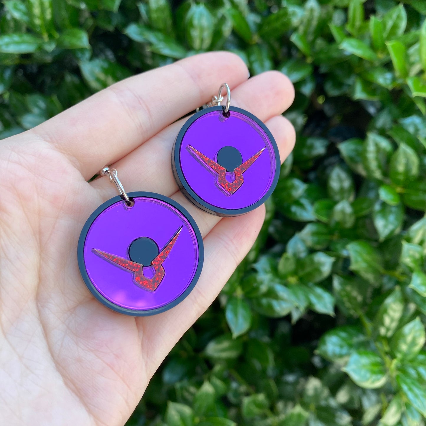 Geass Eye Mirror Acrylic Earrings