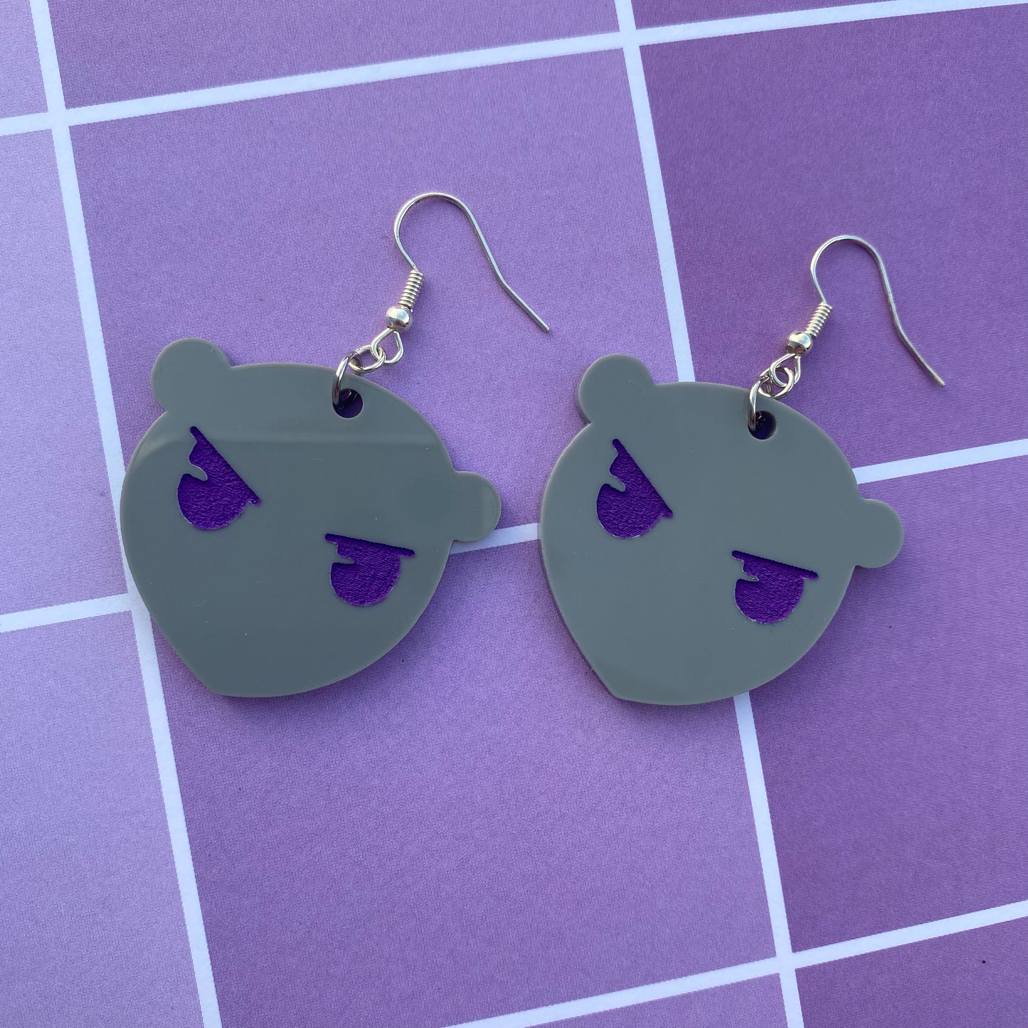 Rat Yuki Acrylic Earrings