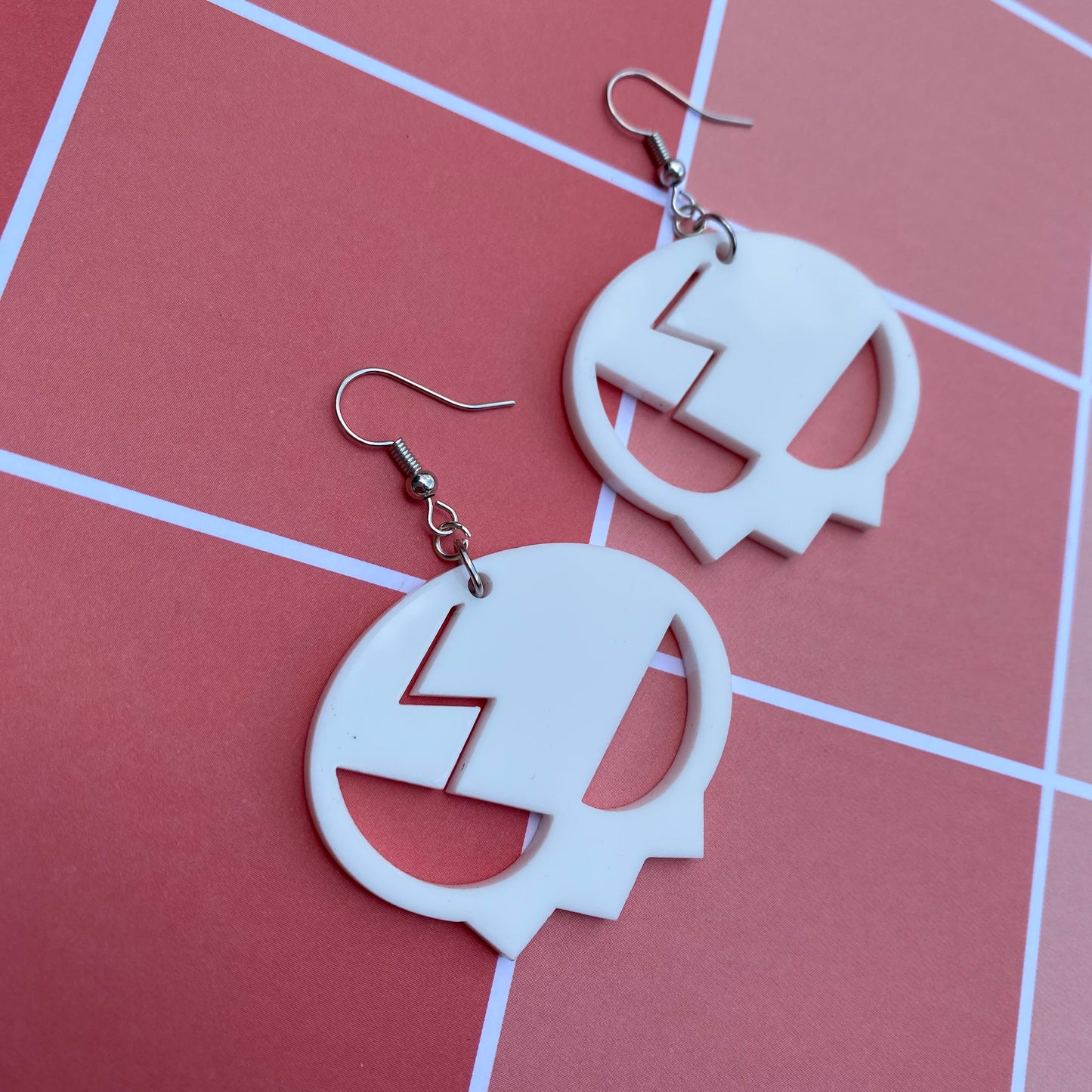 Yoko Skull Acrylic Earrings