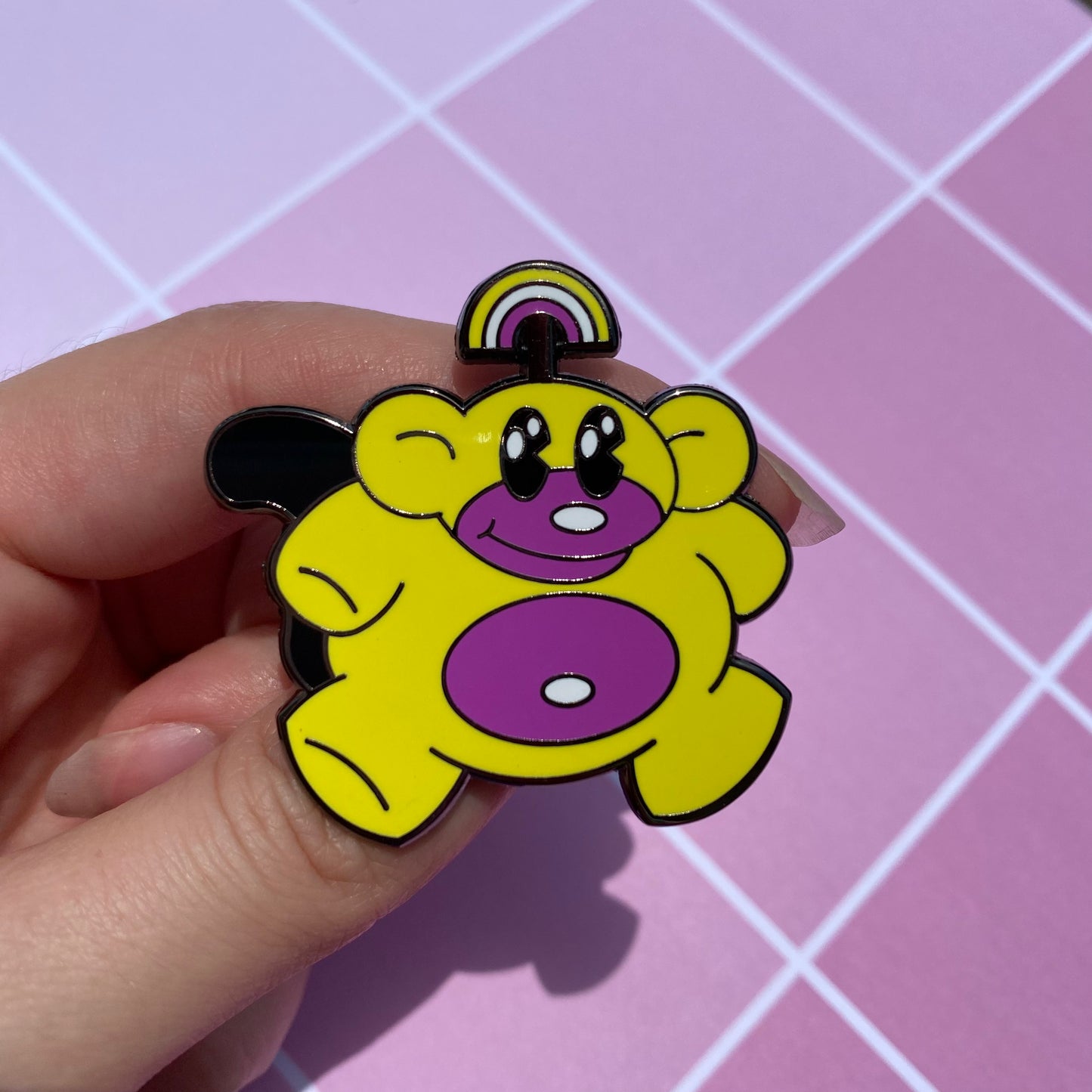 Rainbow Monkey Pride Edition Hard Enamel Pins