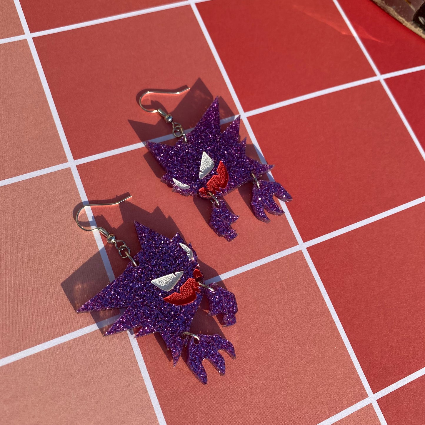 Haunter Mega Glitter Acrylic Earrings