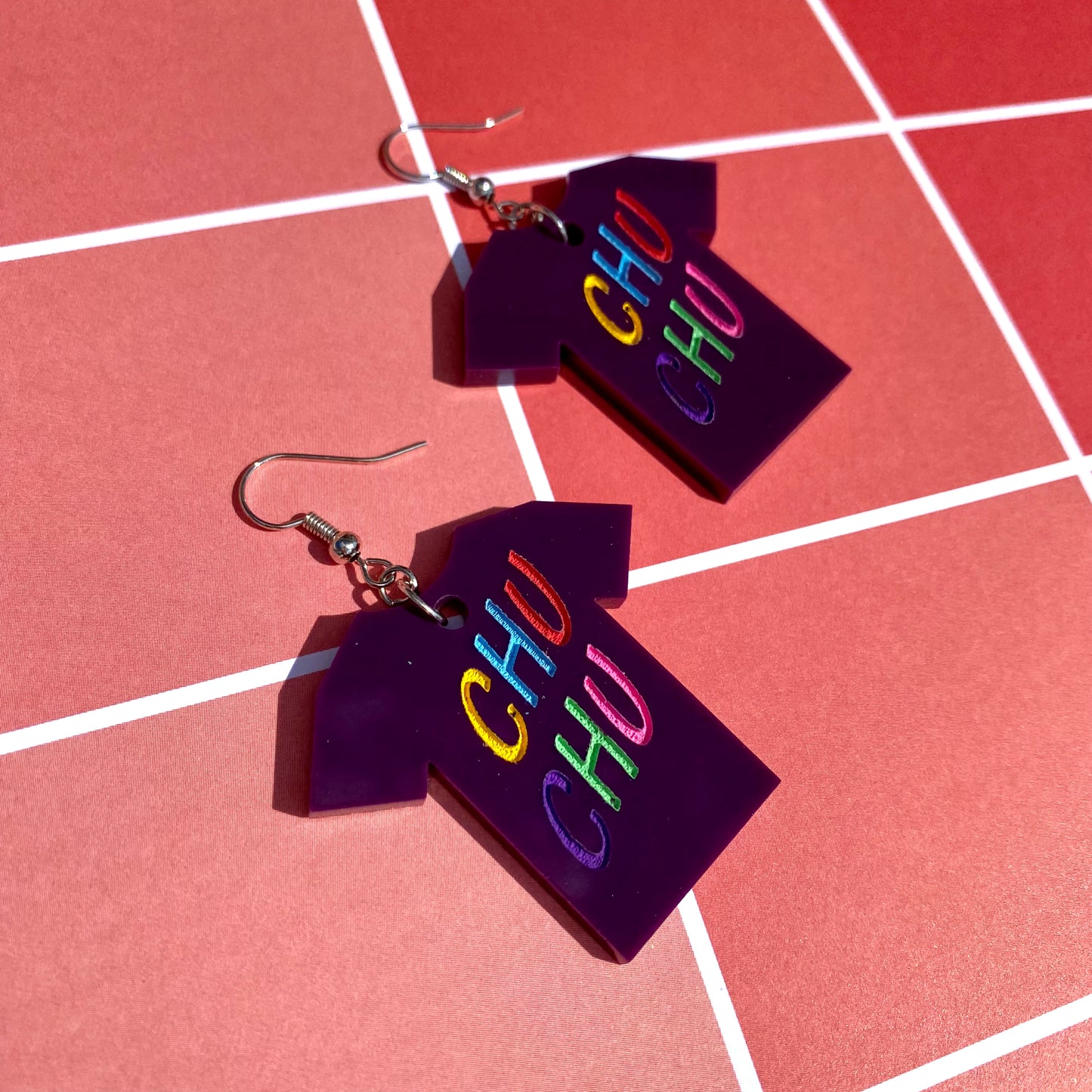 LD Chu Chu Shirt Acrylic Earrings