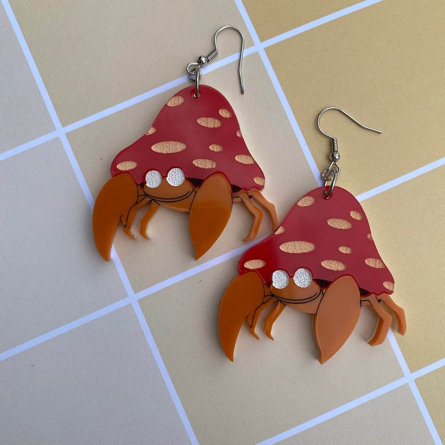 Parasect Acrylic Earrings