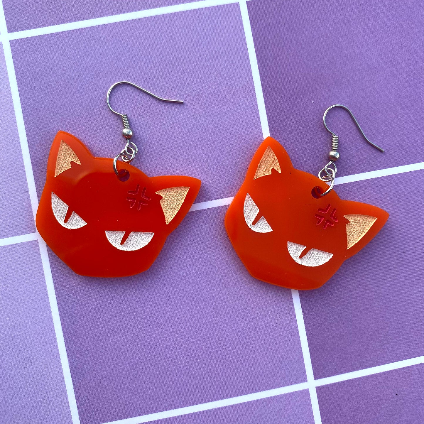 Cat Kyo Acrylic Earrings