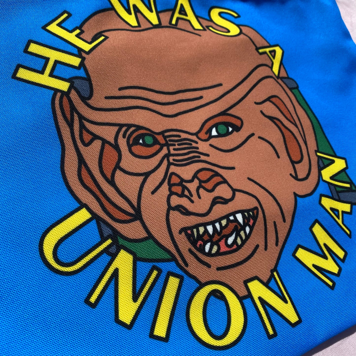 He was a Union Man Zipper Tote Bag