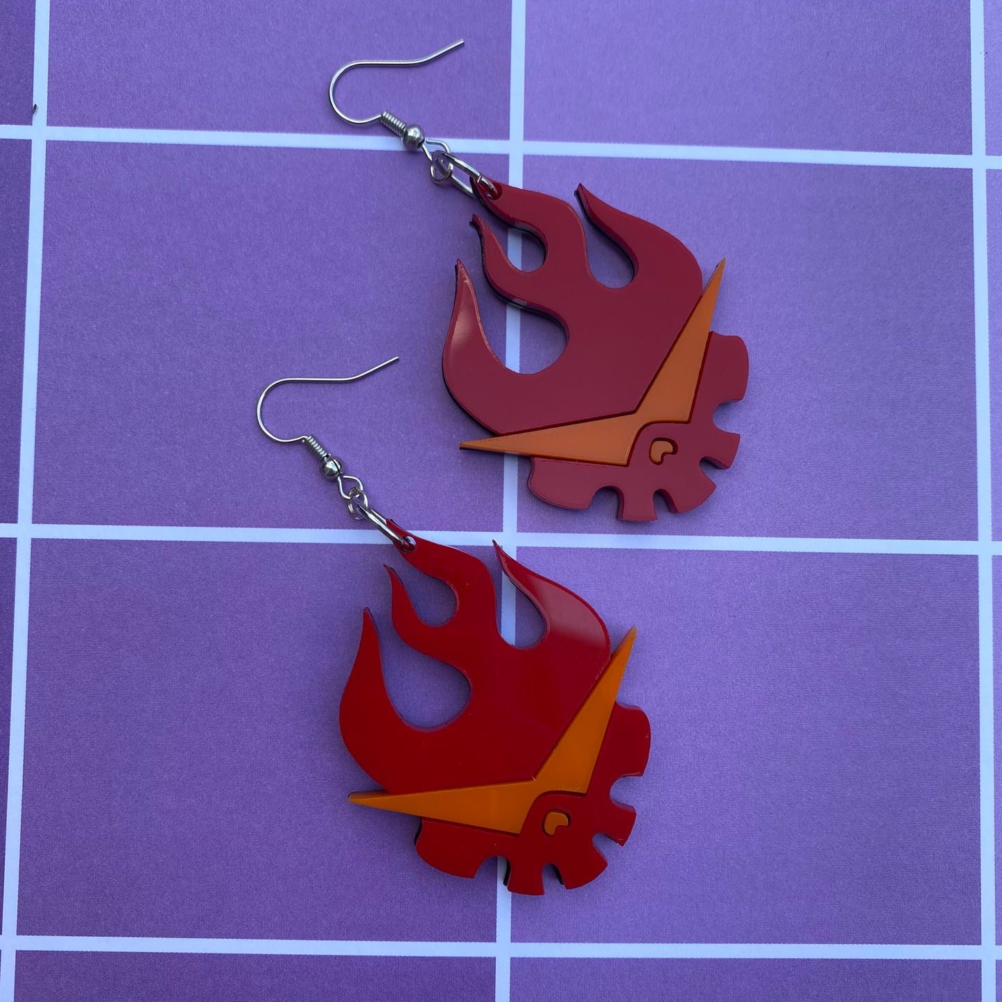 Team Gurren Acrylic Earrings