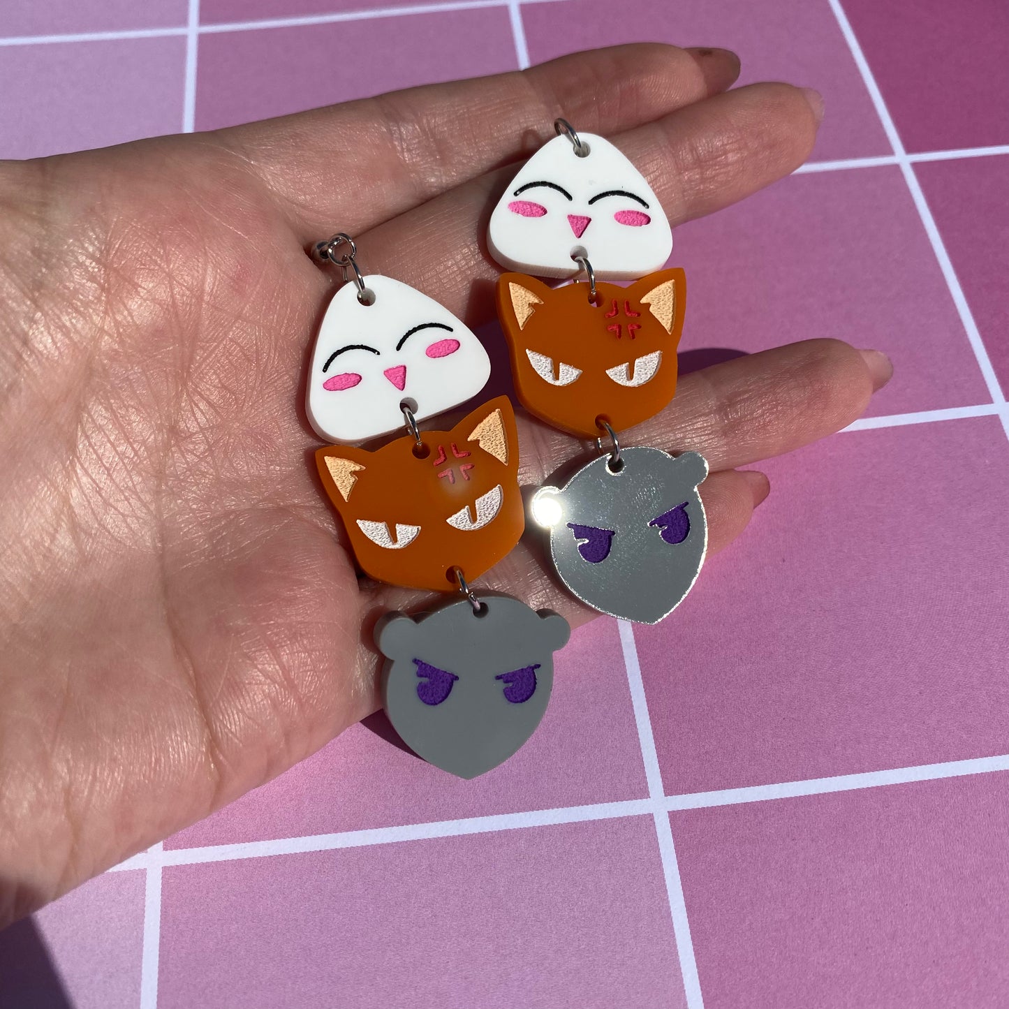 Fruits Basket OT3 Link Acrylic Earrings