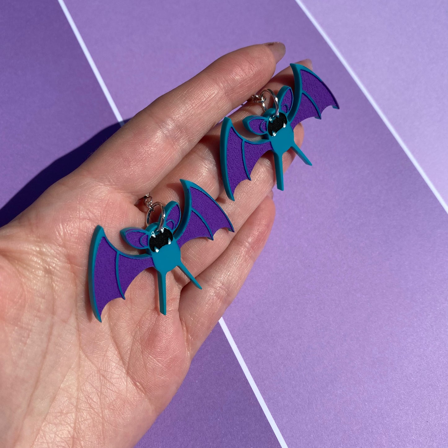 Zubat Acrylic Earrings