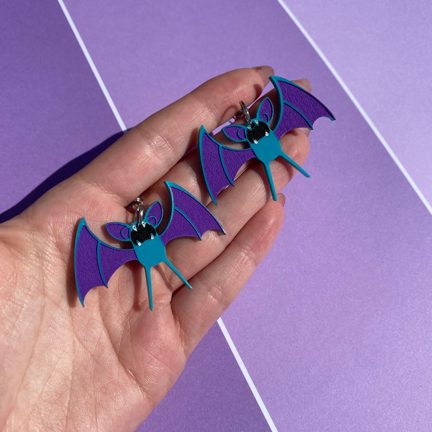 Zubat Acrylic Earrings