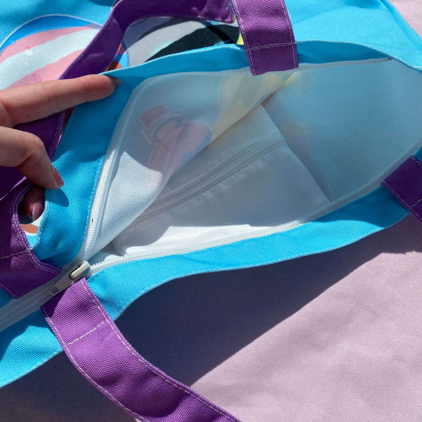 Pride Potions Zipper Tote Bag