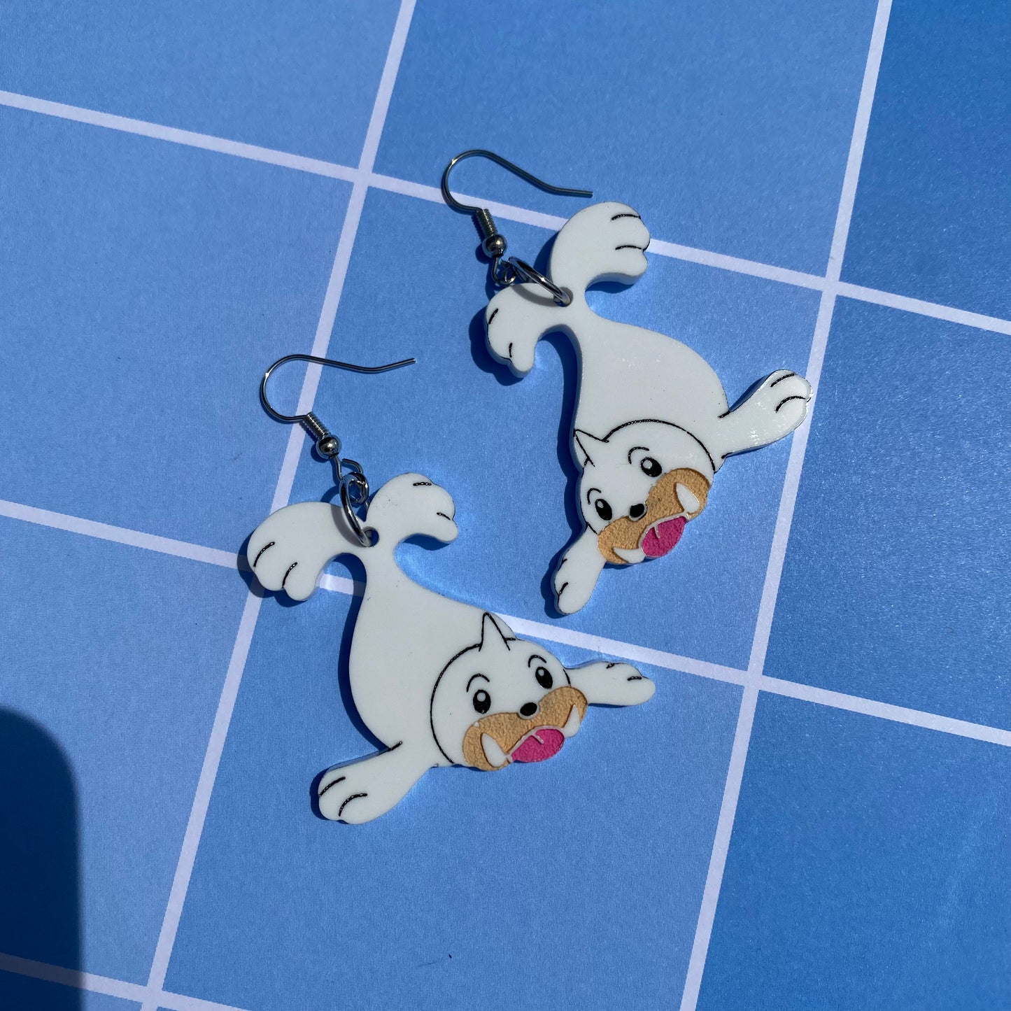 Cutie Seel Acrylic Earrings