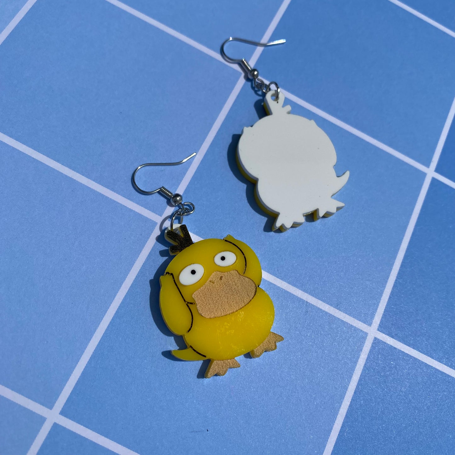 Psyduck Acrylic Earrings