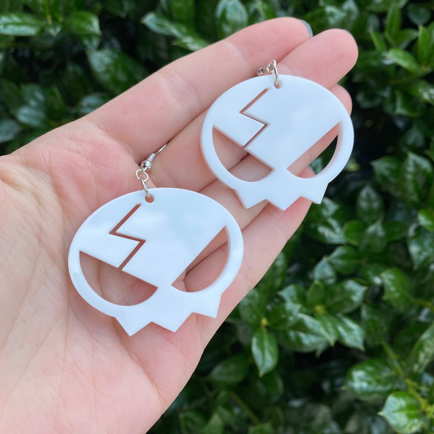 Yoko Skull Acrylic Earrings