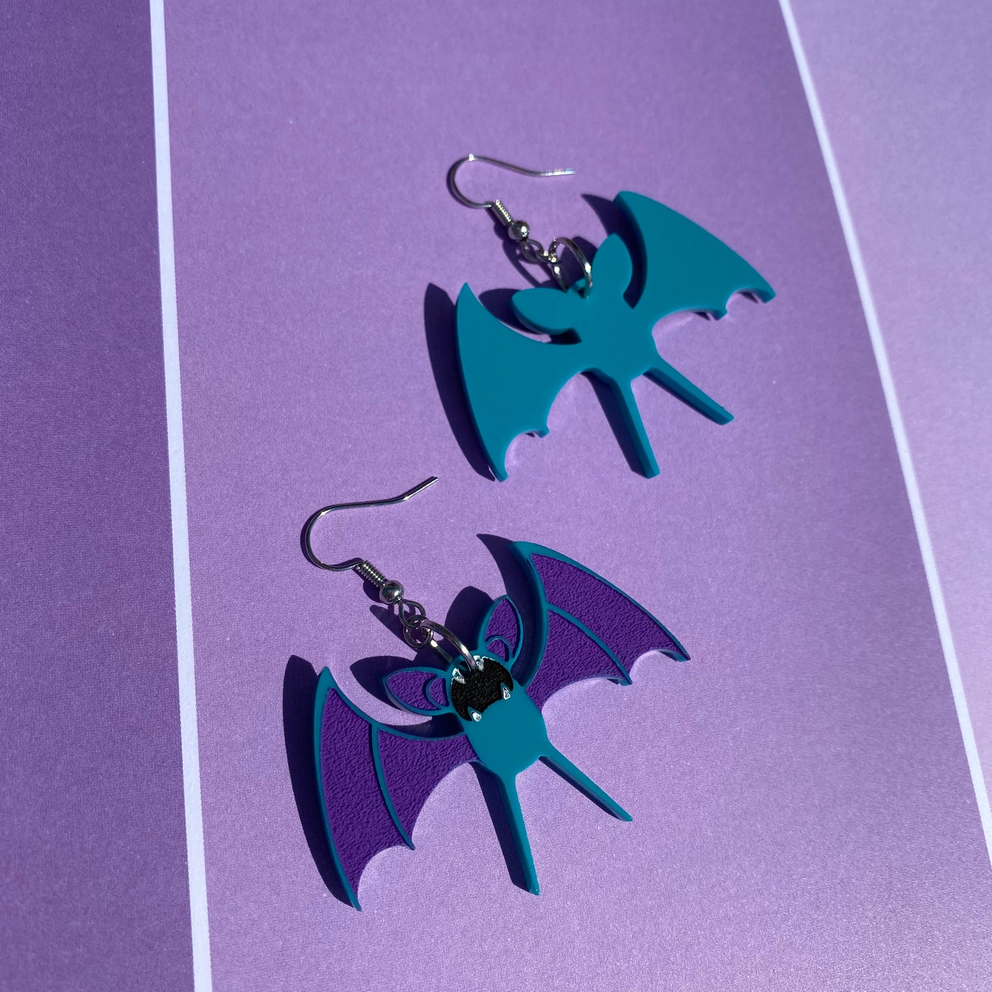 Zubat Acrylic Earrings