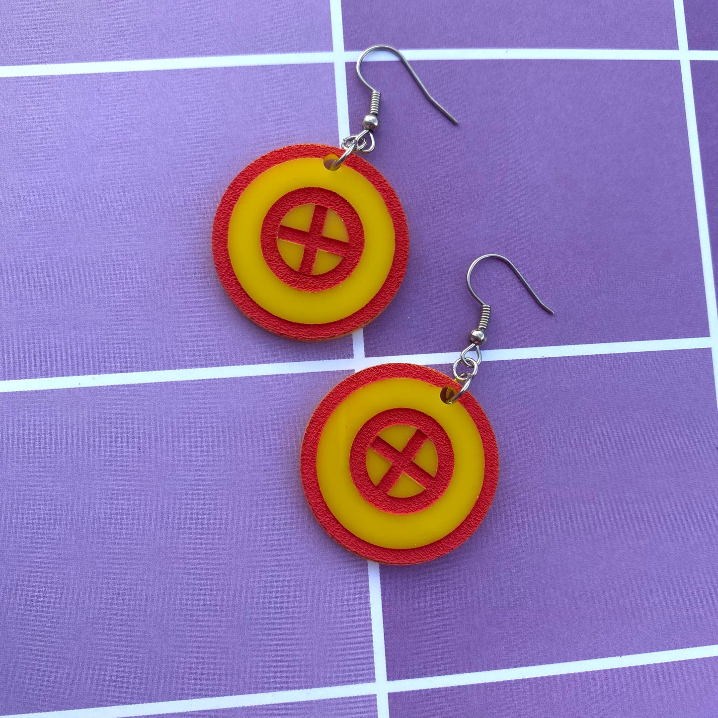 Power Eyes Chainsaw Man Inspired Acrylic Earrings