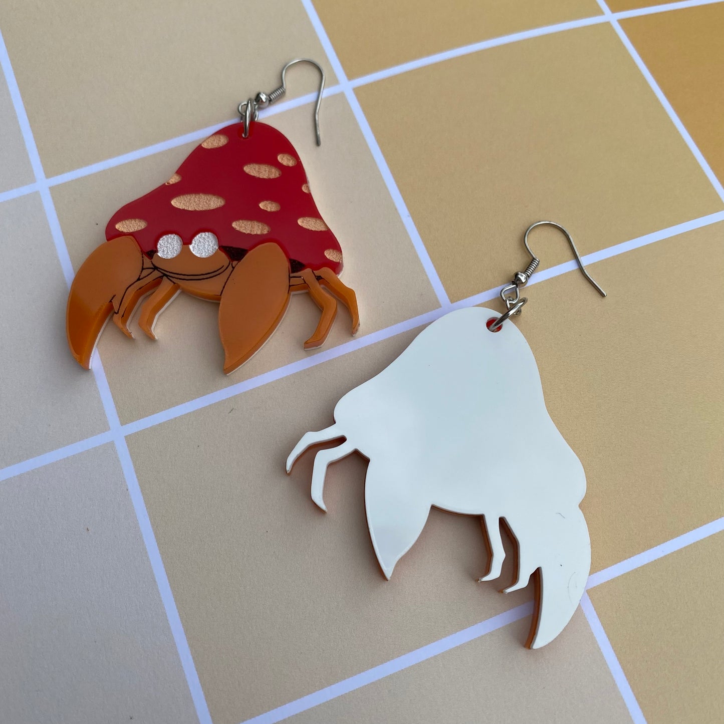 Parasect Acrylic Earrings