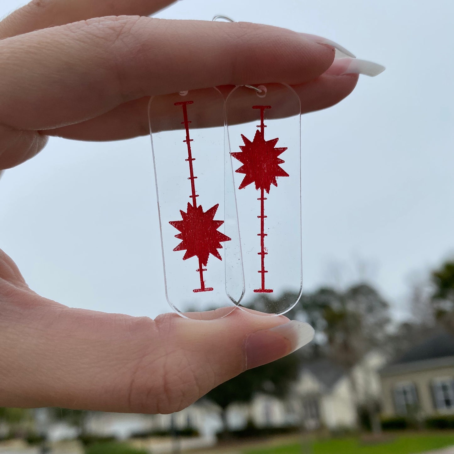 Ratio Technique Acrylic Earrings