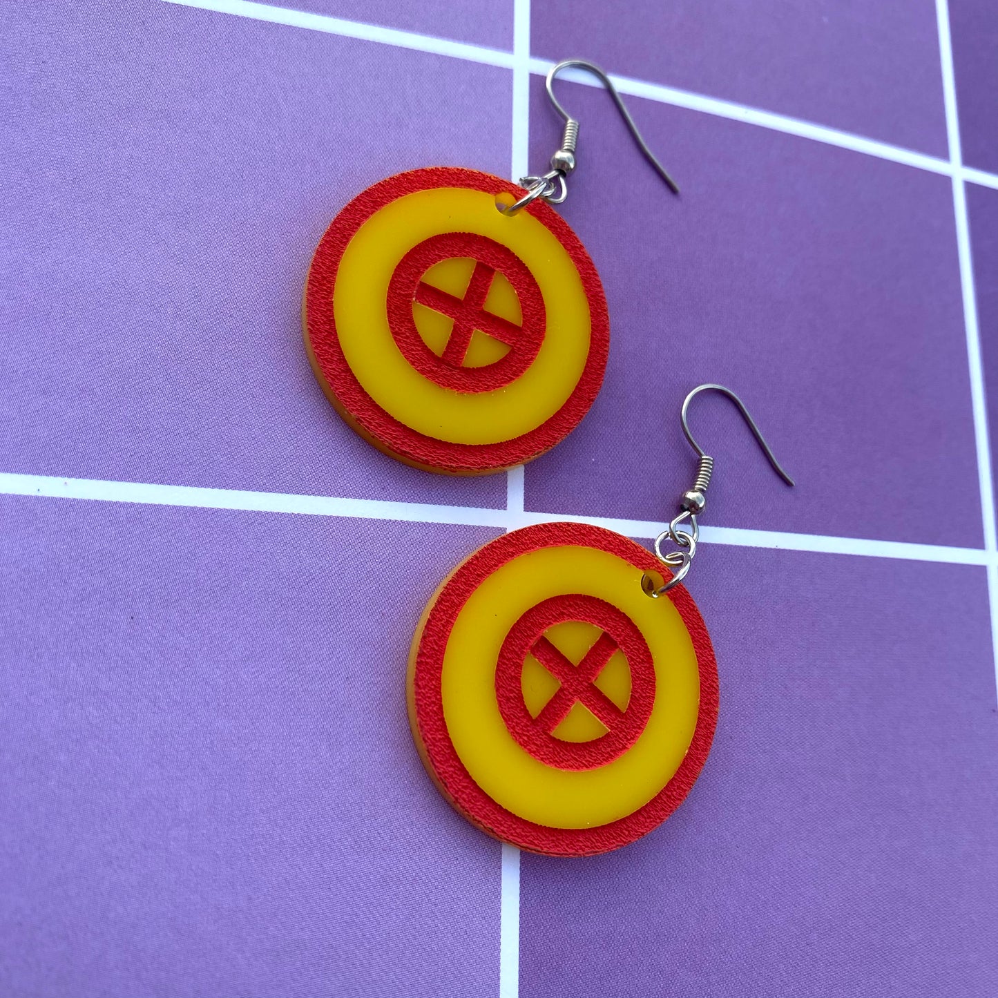 Power Eyes Chainsaw Man Inspired Acrylic Earrings
