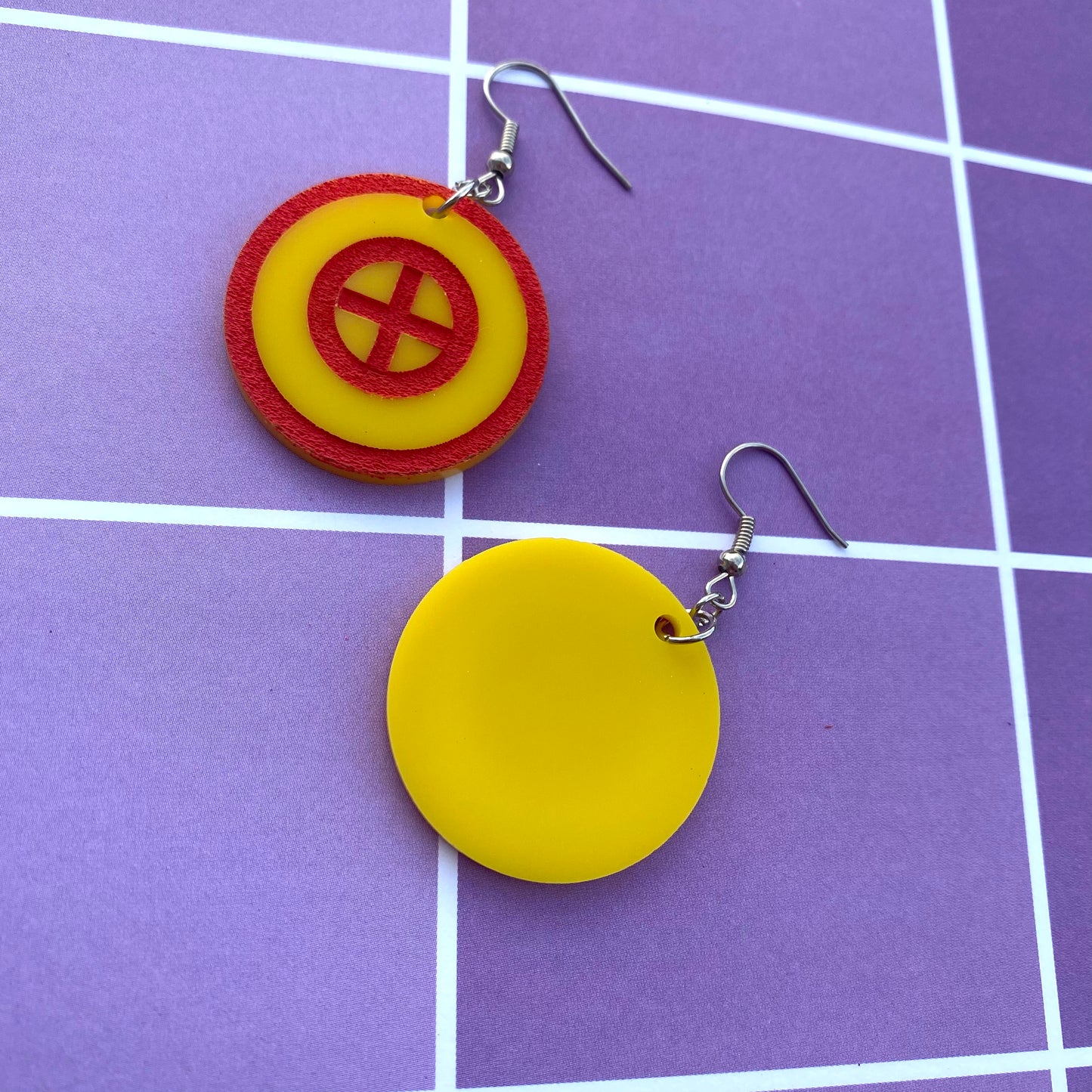 Power Eyes Chainsaw Man Inspired Acrylic Earrings