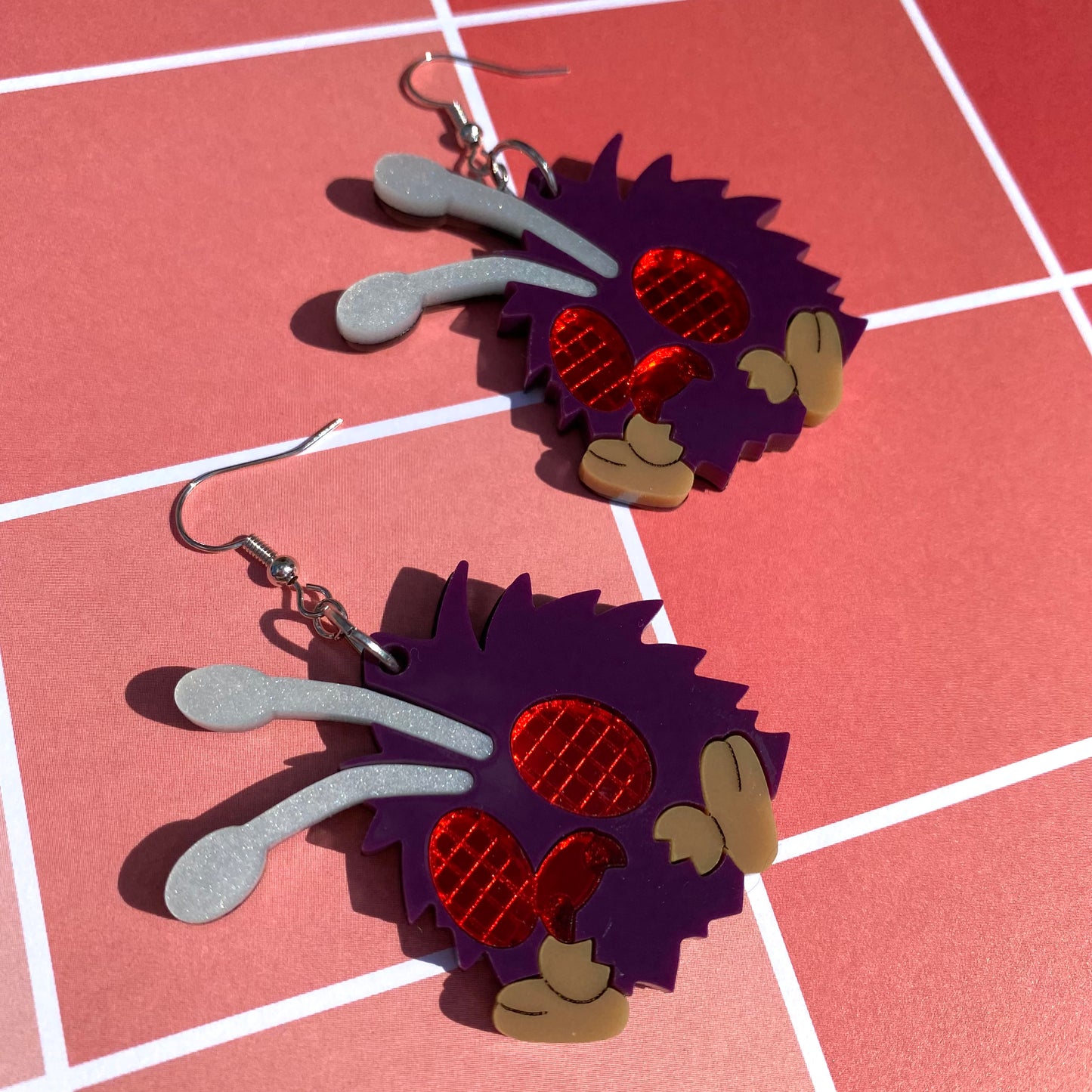 Venonat Acrylic Earrings