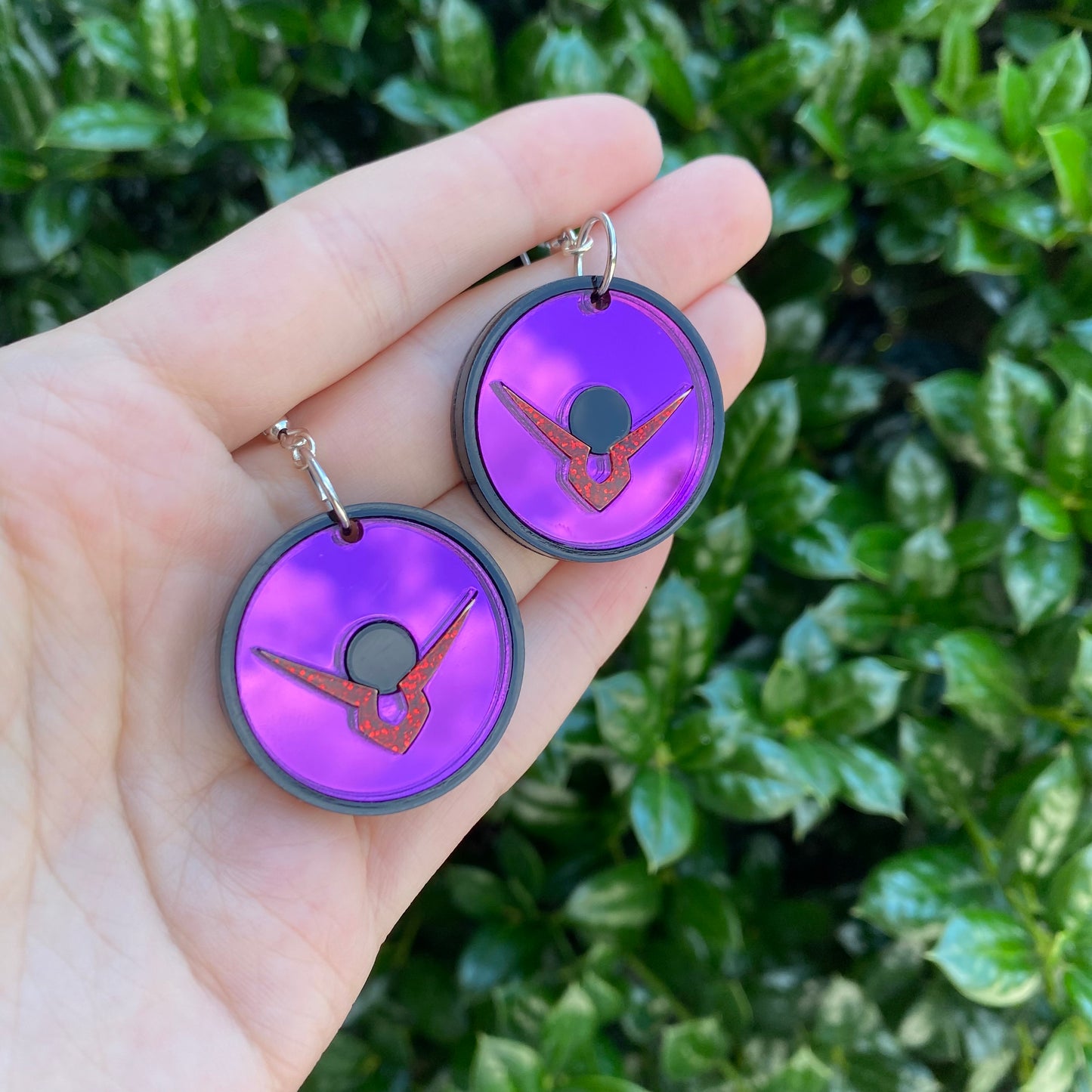 Geass Eye Mirror Acrylic Earrings