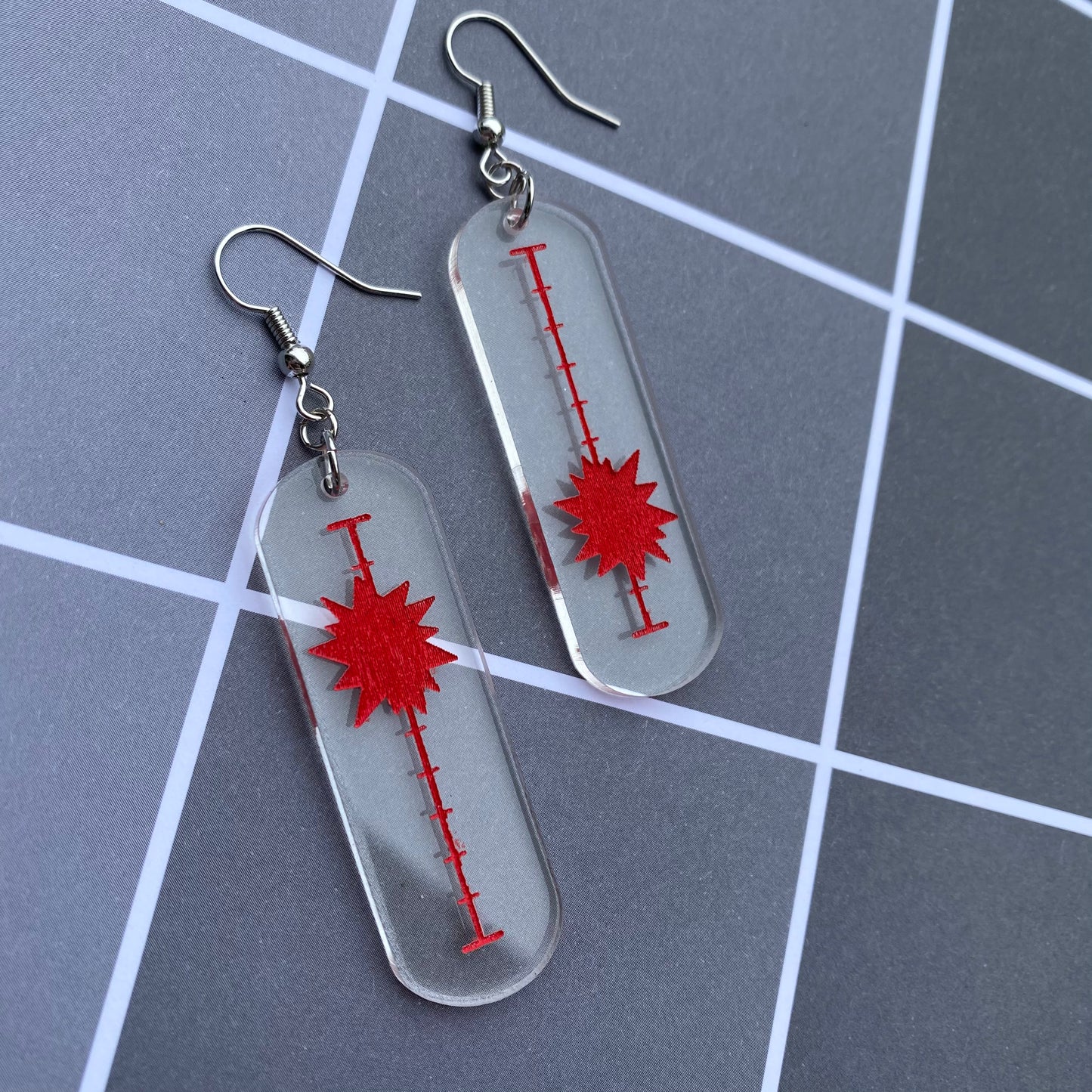 Ratio Technique Acrylic Earrings
