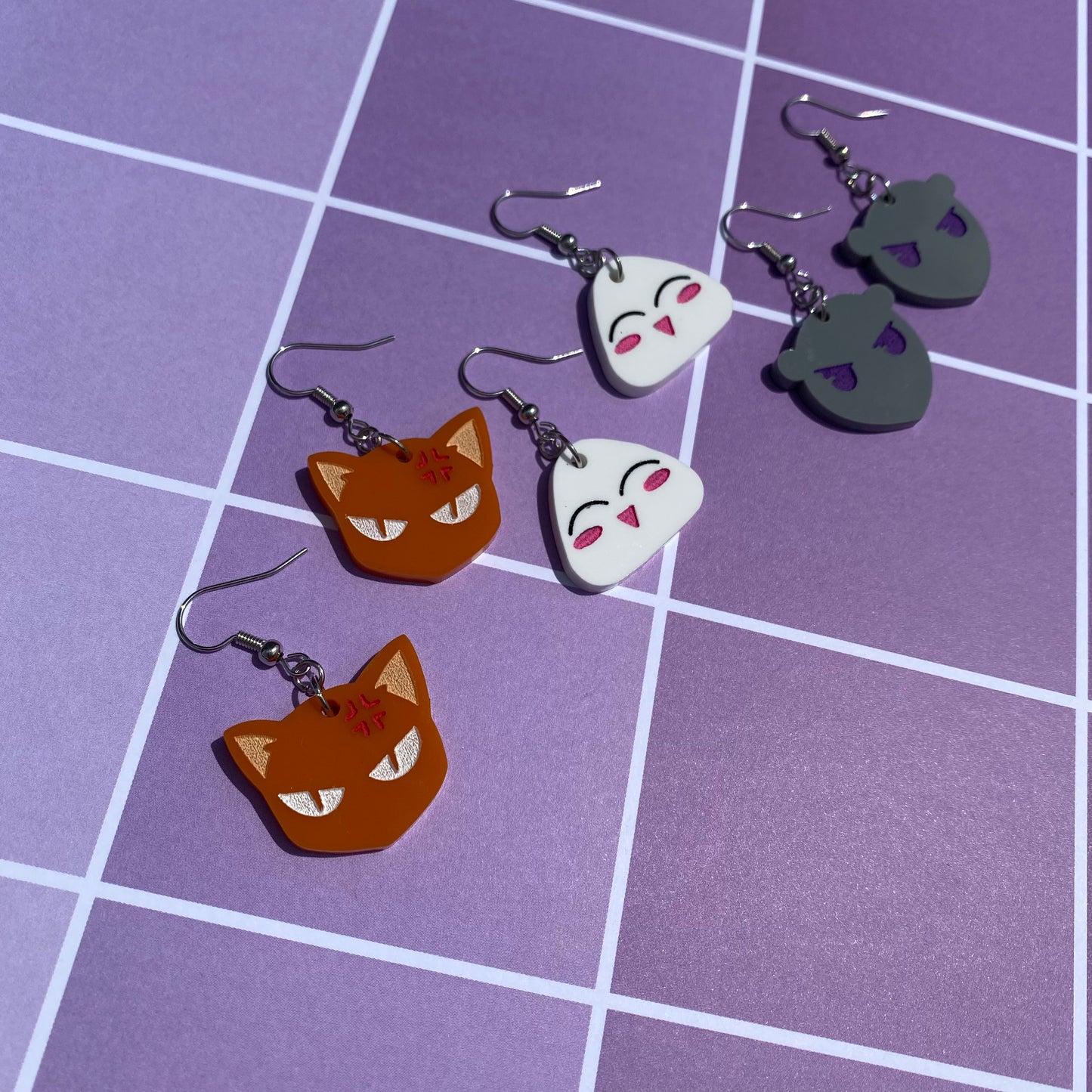 Fruits Basket OT3 Acrylic Earrings
