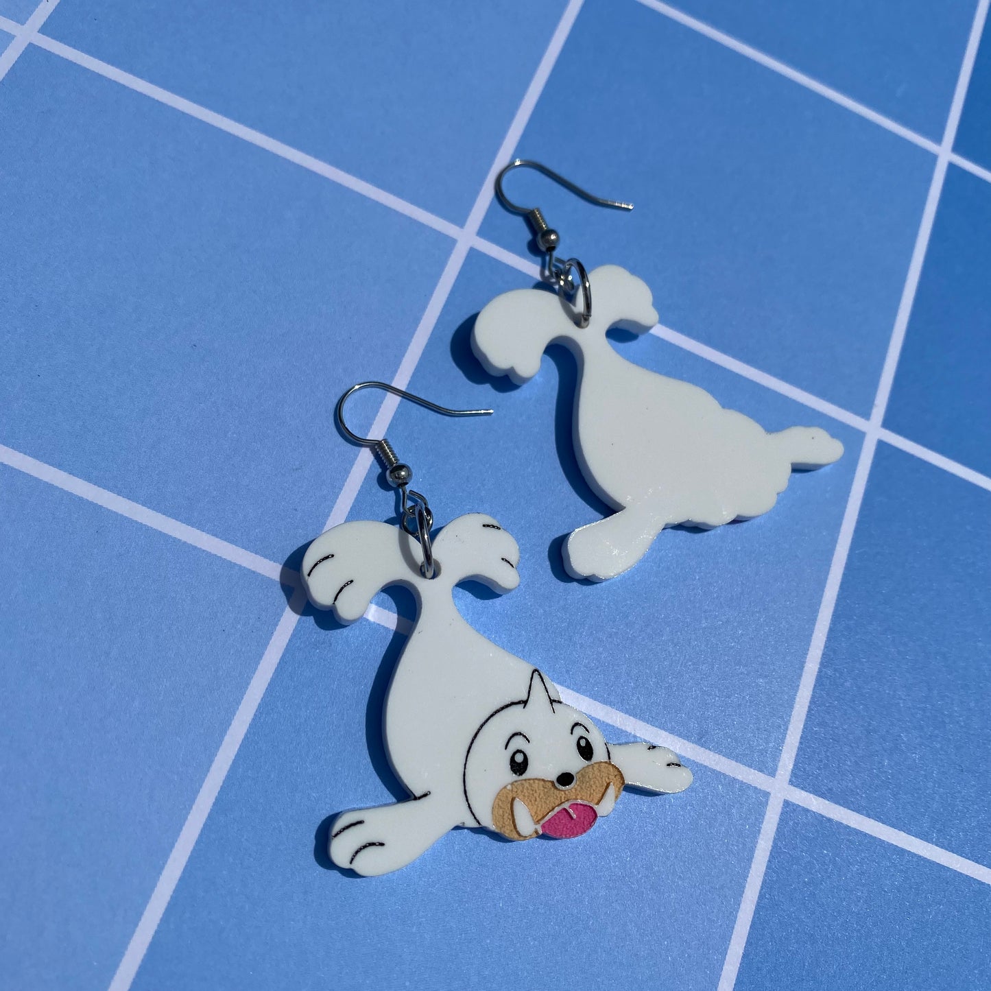 Cutie Seel Acrylic Earrings