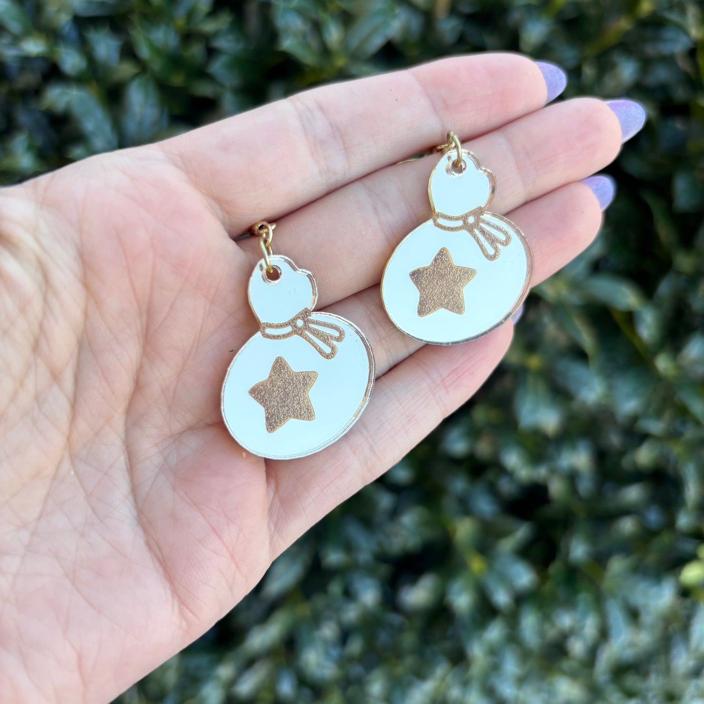 Animal Crossing Gold Bells Acrylic Earrings