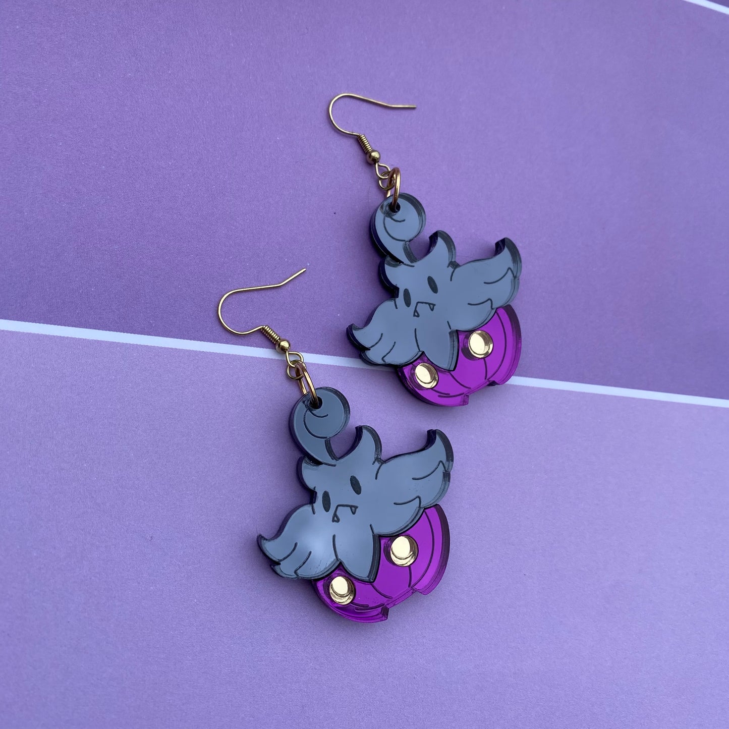 Pumpkaboo SHINY Acrylic Earrings