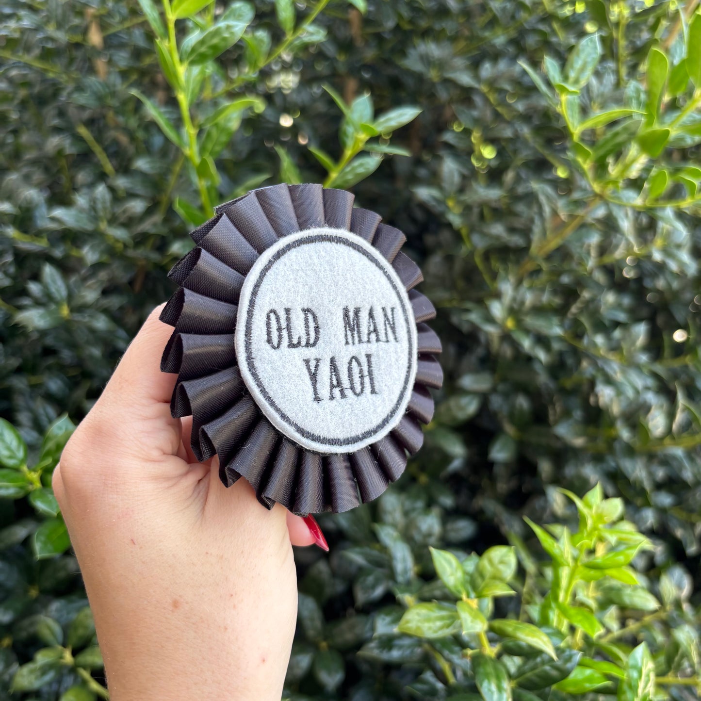 Old Man Yaoi Ribbon Rosette