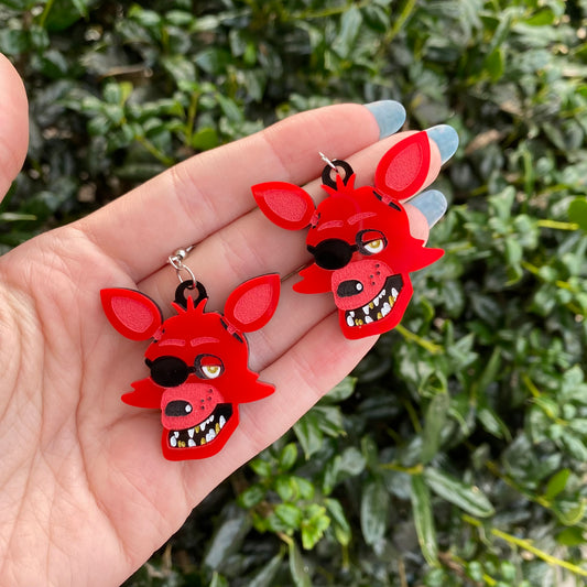 Foxy Acrylic Earrings