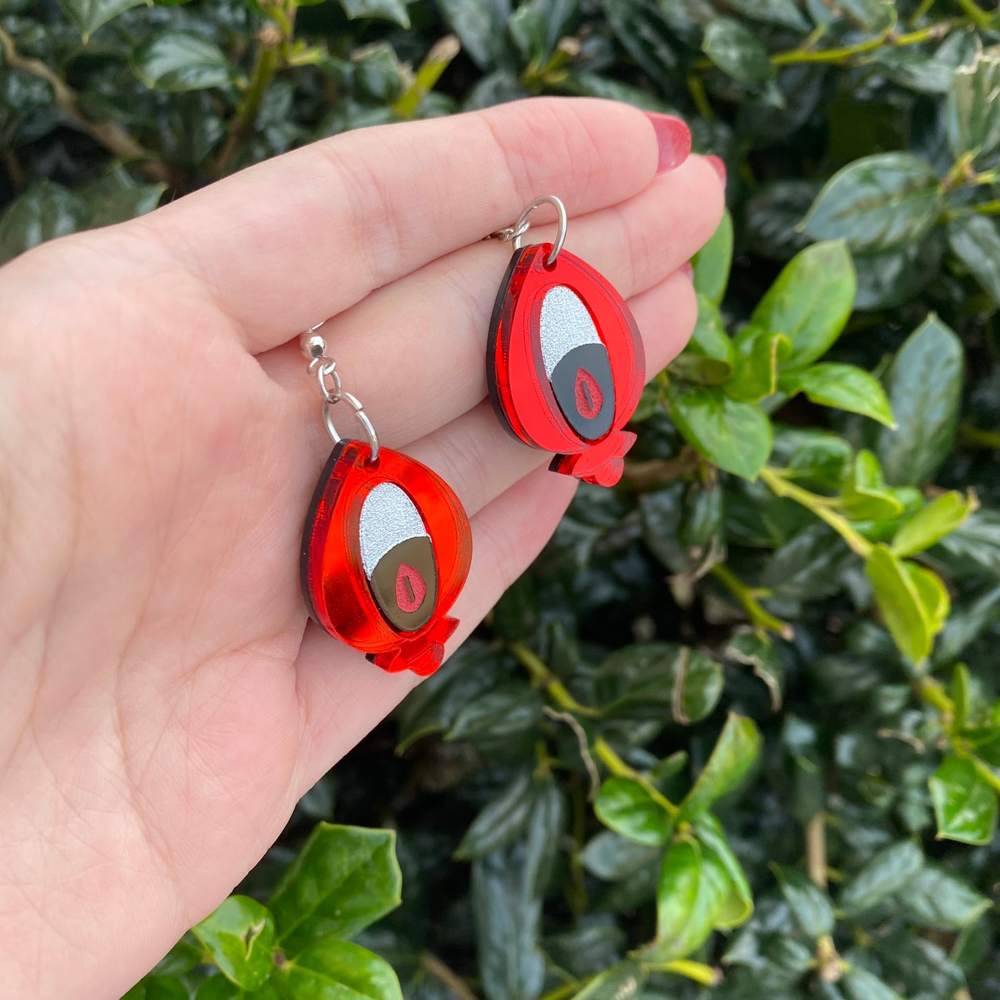 Hazbin Alastor Acrylic Earrings