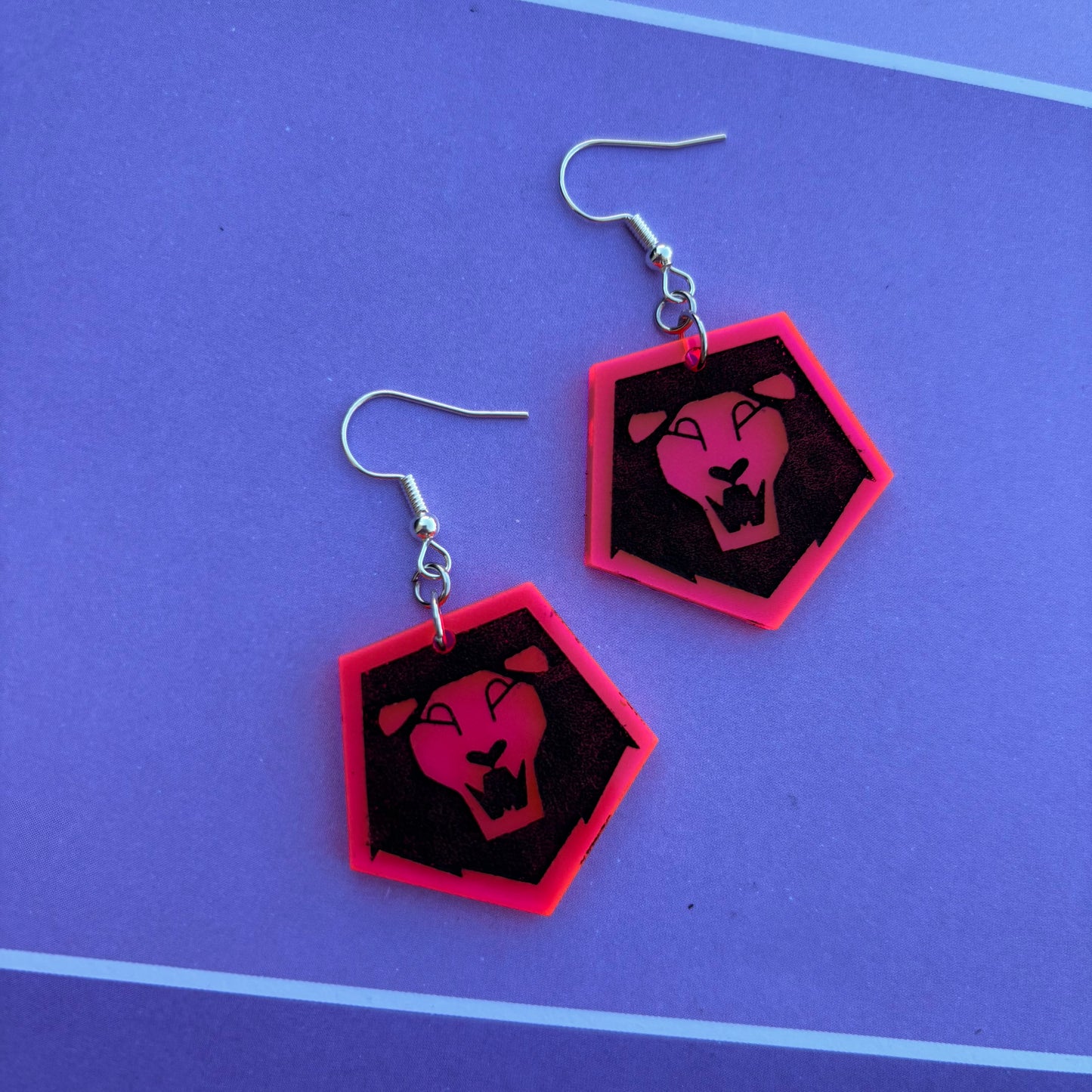 Saja Boys UV Acrylic Earrings