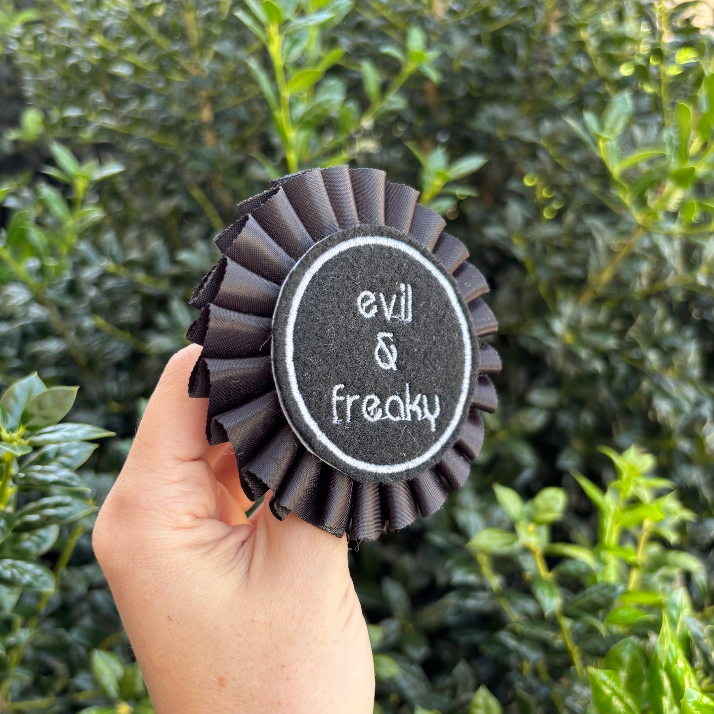 Evil & Freaky Ribbon Rosette